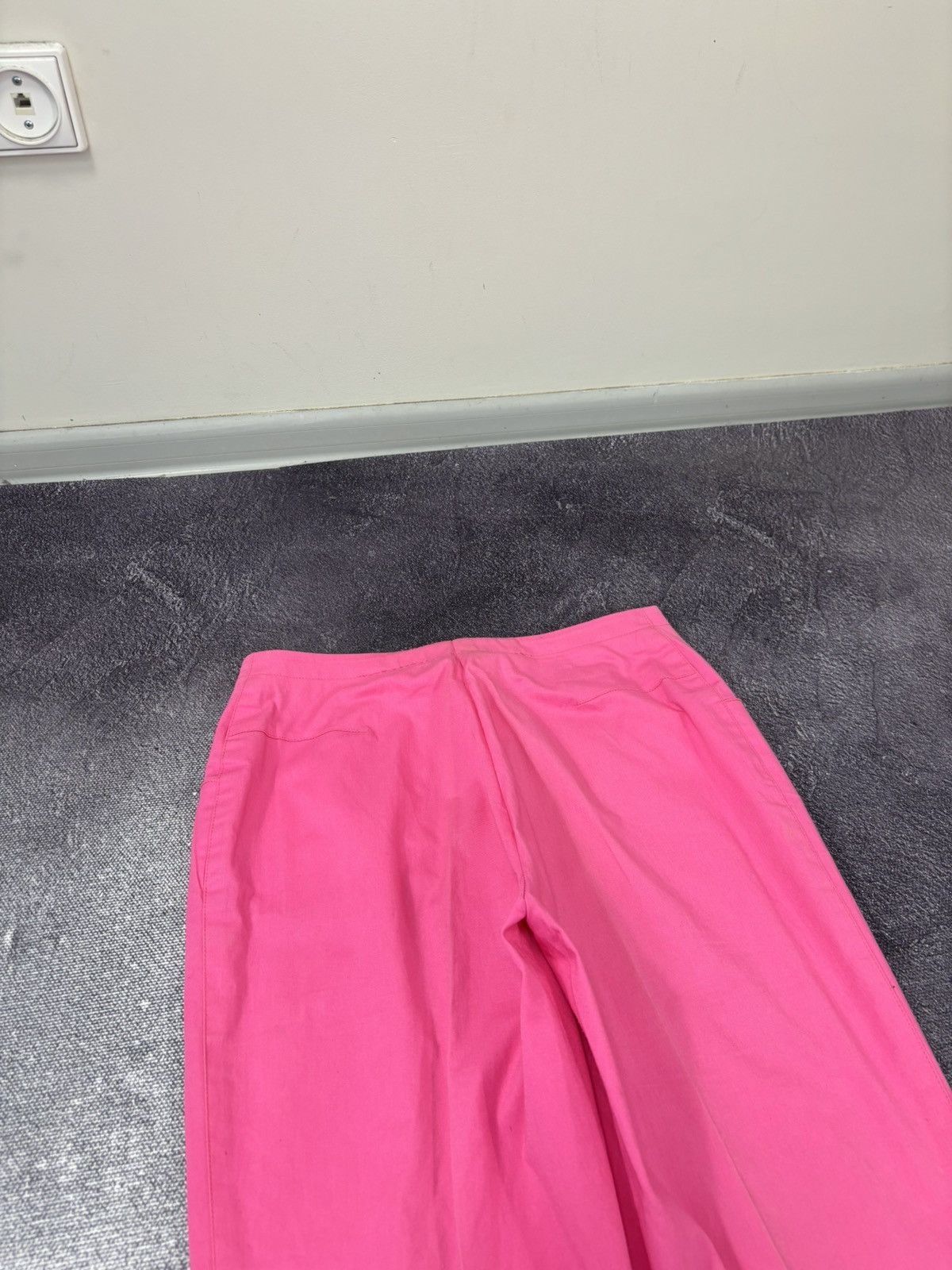 Davide Cenci Vintage Davide Cenci Women’s Luxury Pink Wide-Leg Pants Size 30" / US 8 / IT 44 - 17 Thumbnail