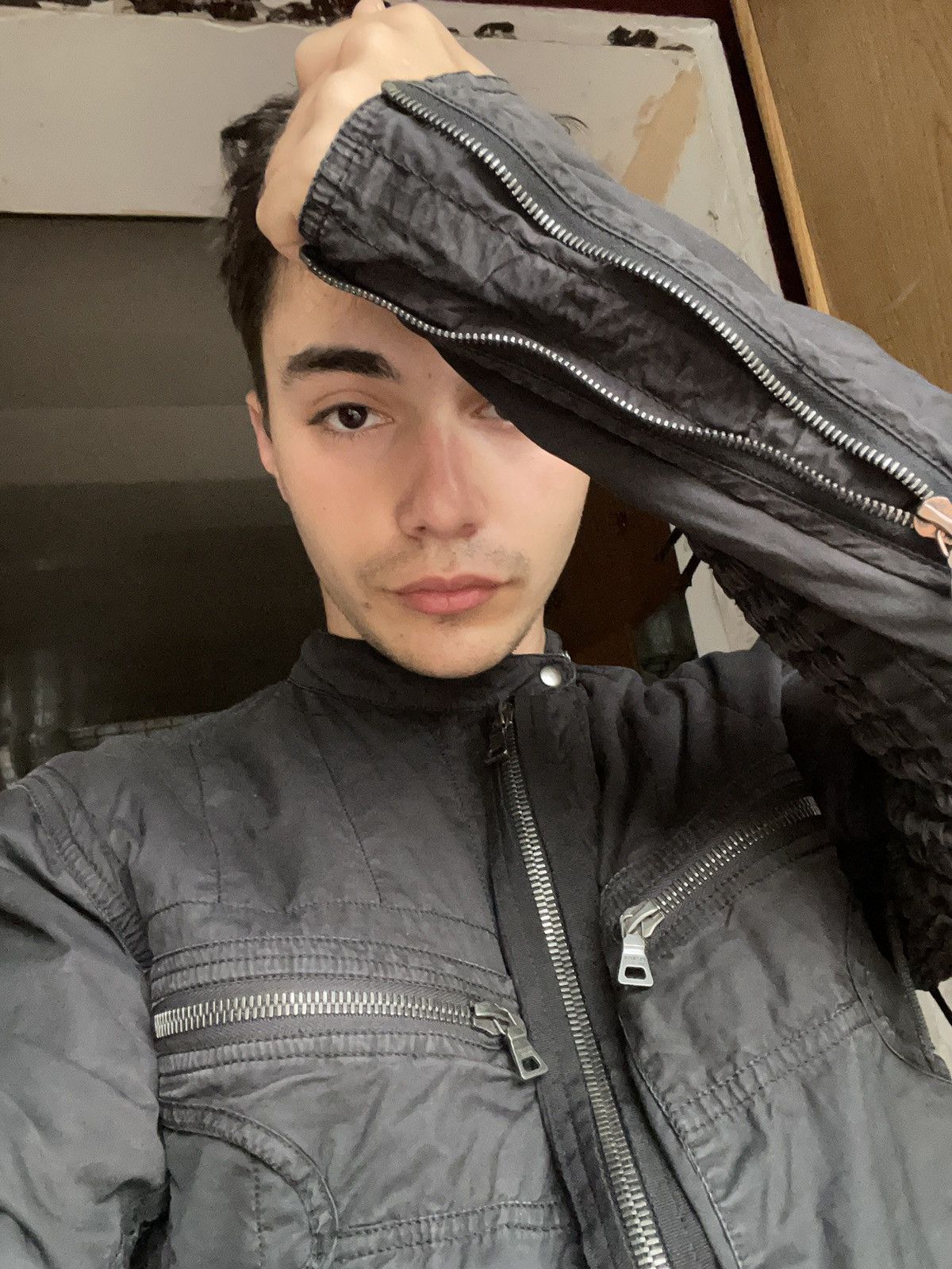 Prada Skull LGB Prada Biker Jacket – Nosferatu Cut With Opium Soul Size US L / EU 52-54 / 3 - 23 Thumbnail