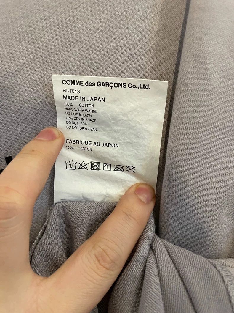 Comme des Garcons Comme Des Garcons Round neck letter short sleeved shirt Nex Size S / US 4 / IT 40 - 4 Thumbnail
