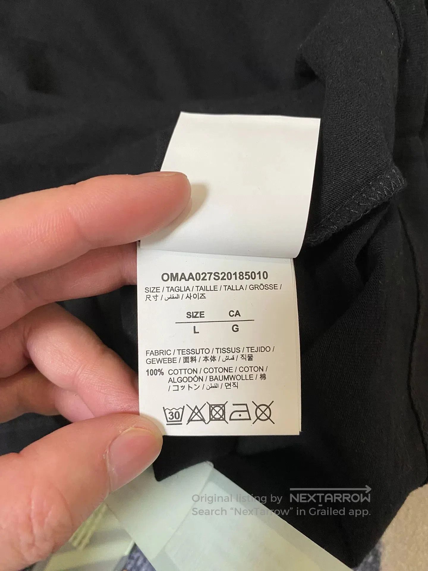 Off-White off white logo short sleeve t-shirt. Size US M / EU 48-50 / 2 - 4 Thumbnail