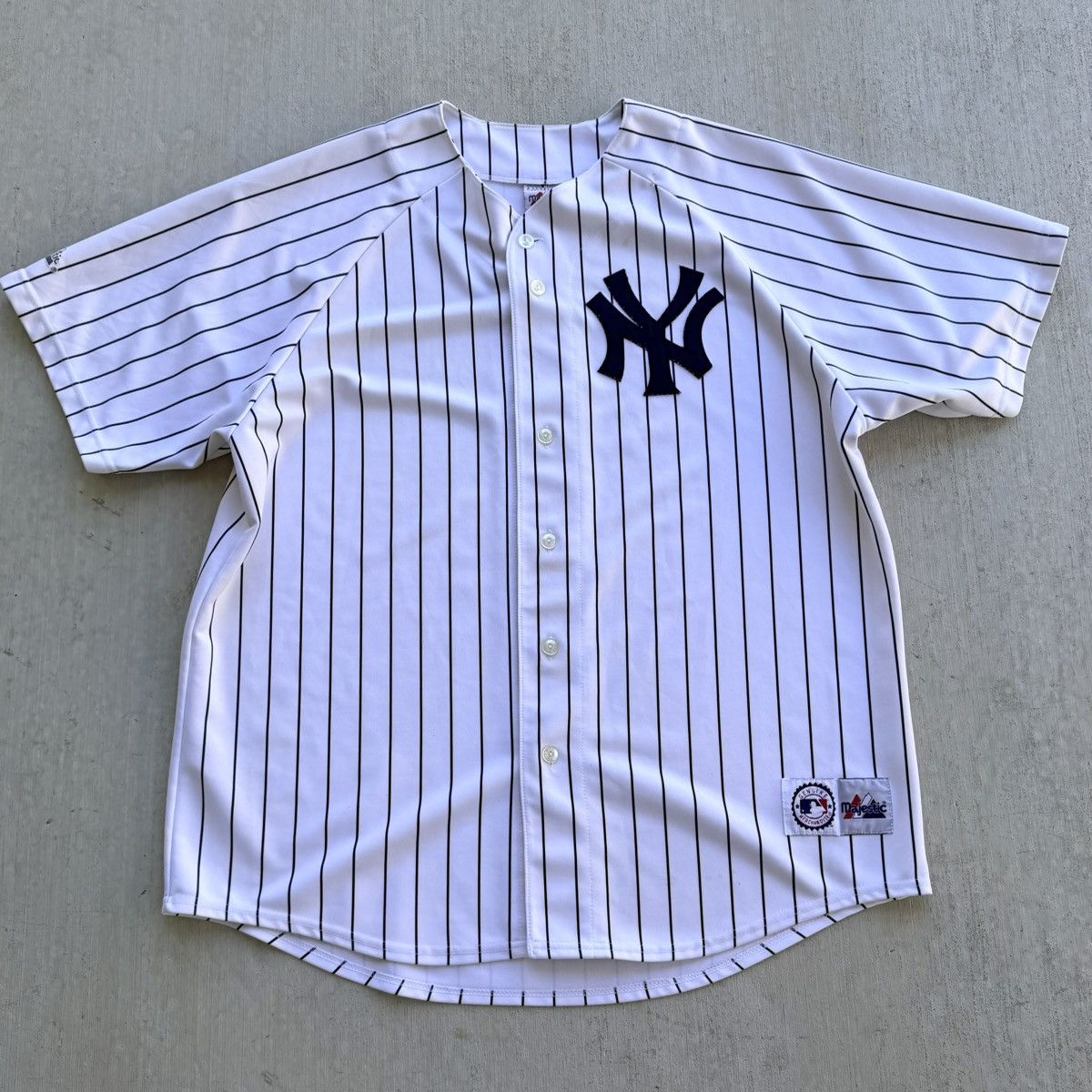 Majestic Vintage New York Yankees Jersey Majestic 90s Button Up Size US XXL / EU 58 / 5 - 1 Thumbnail