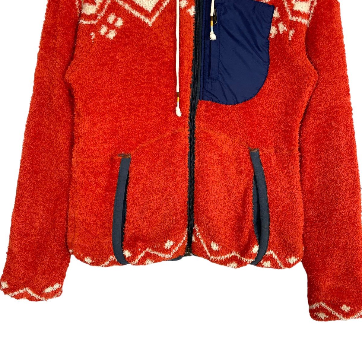 Japanese Brand Vintage Kriff Mayer Fleece Sherpa Jacket Hoodie Navajo Style Size US M / EU 48-50 / 2 - 4 Thumbnail