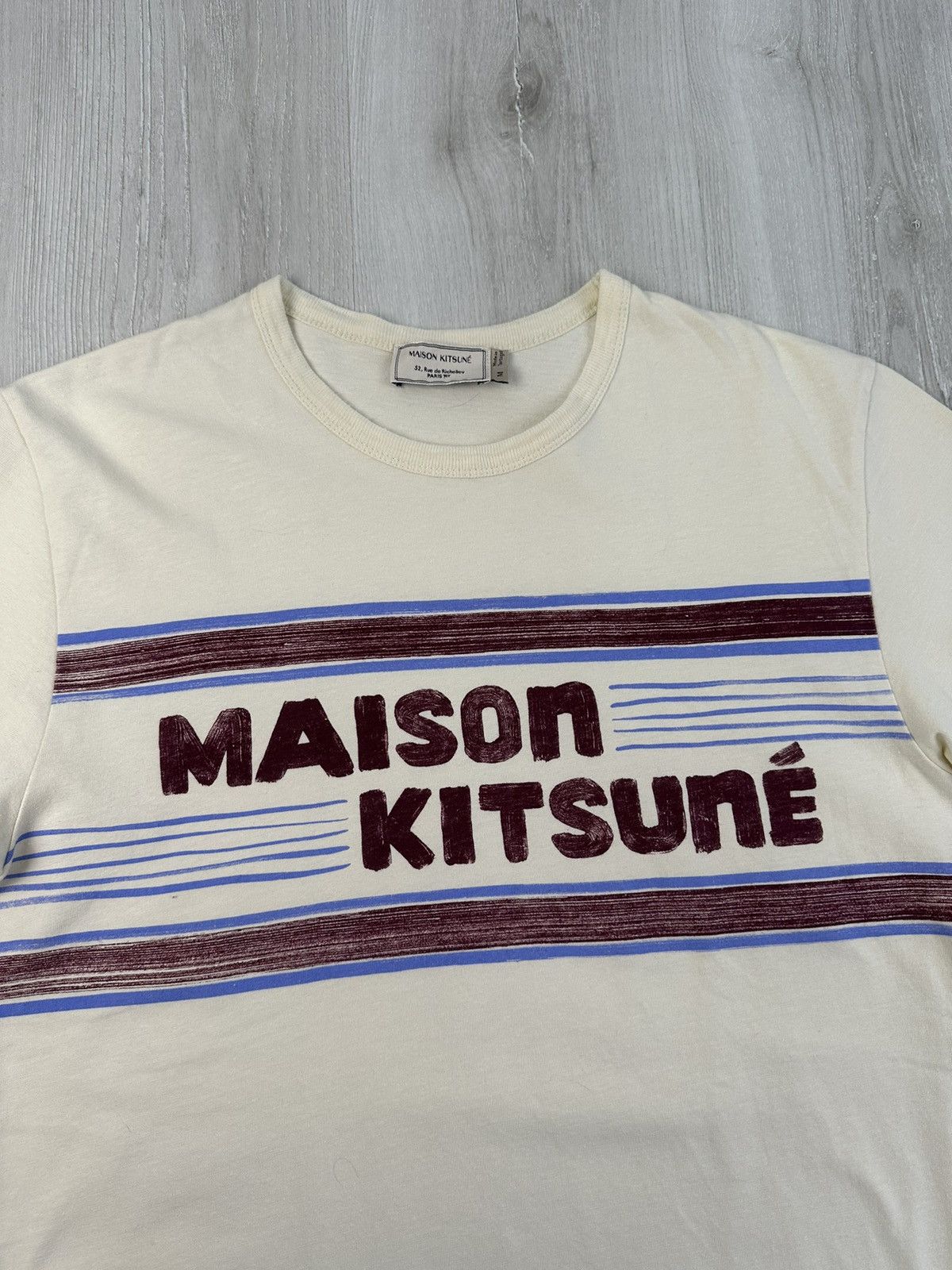 Maison Kitsune Maison Kitsune Tshirt Big Logo Tee Size US M / EU 48-50 / 2 - 2 Thumbnail