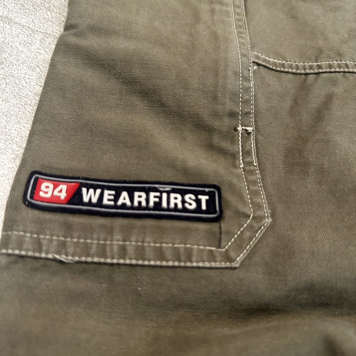 Vintage Vintage Y2K Wearfirst Cargo Pants Parachute Rave Skate Baggy Size US 31 - 3 Thumbnail