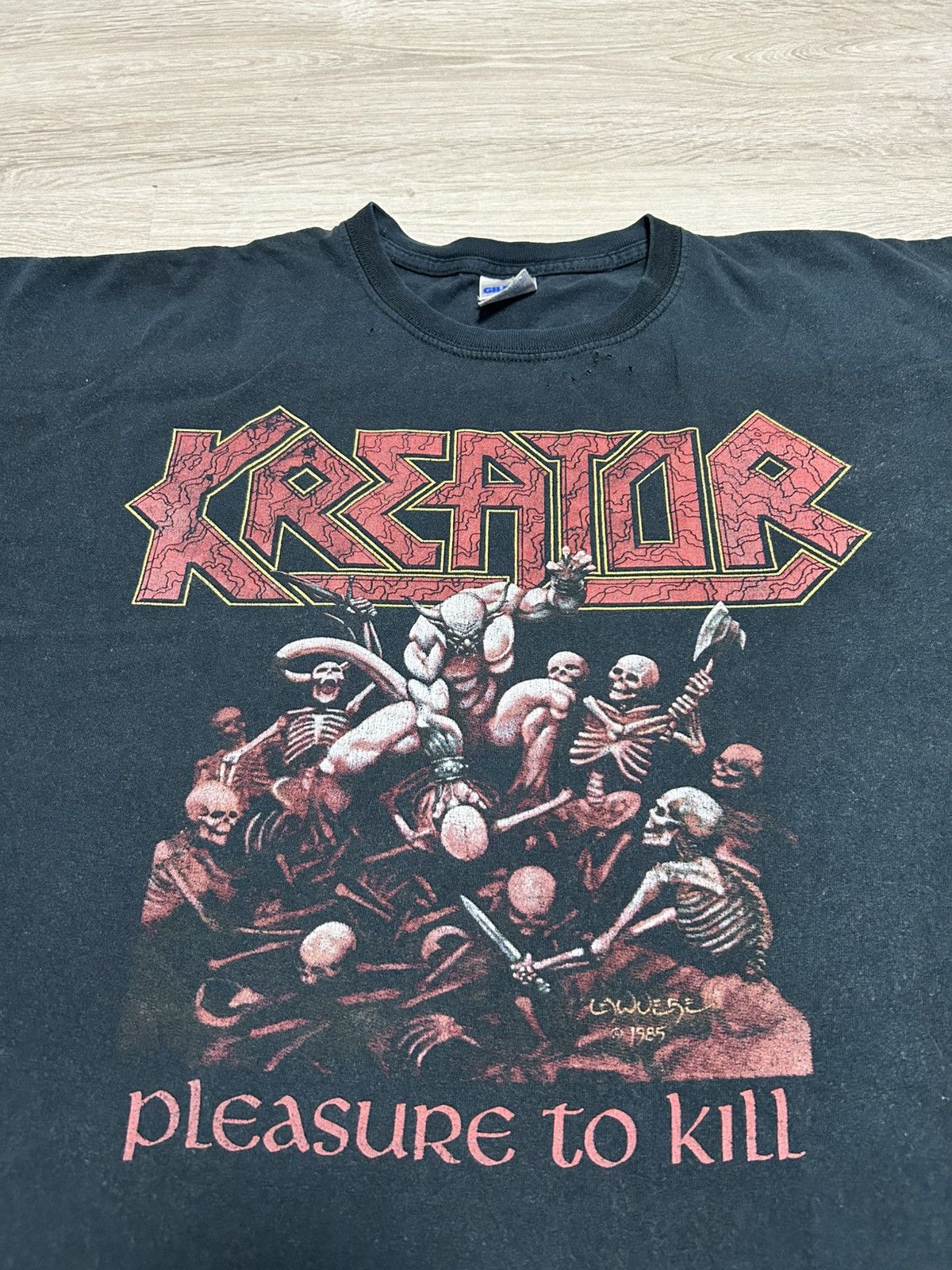 Band Tees Vintage Men’s T-shirt KREATOR ROCK BAND size XXL Size US XXL / EU 58 / 5 - 2 Thumbnail