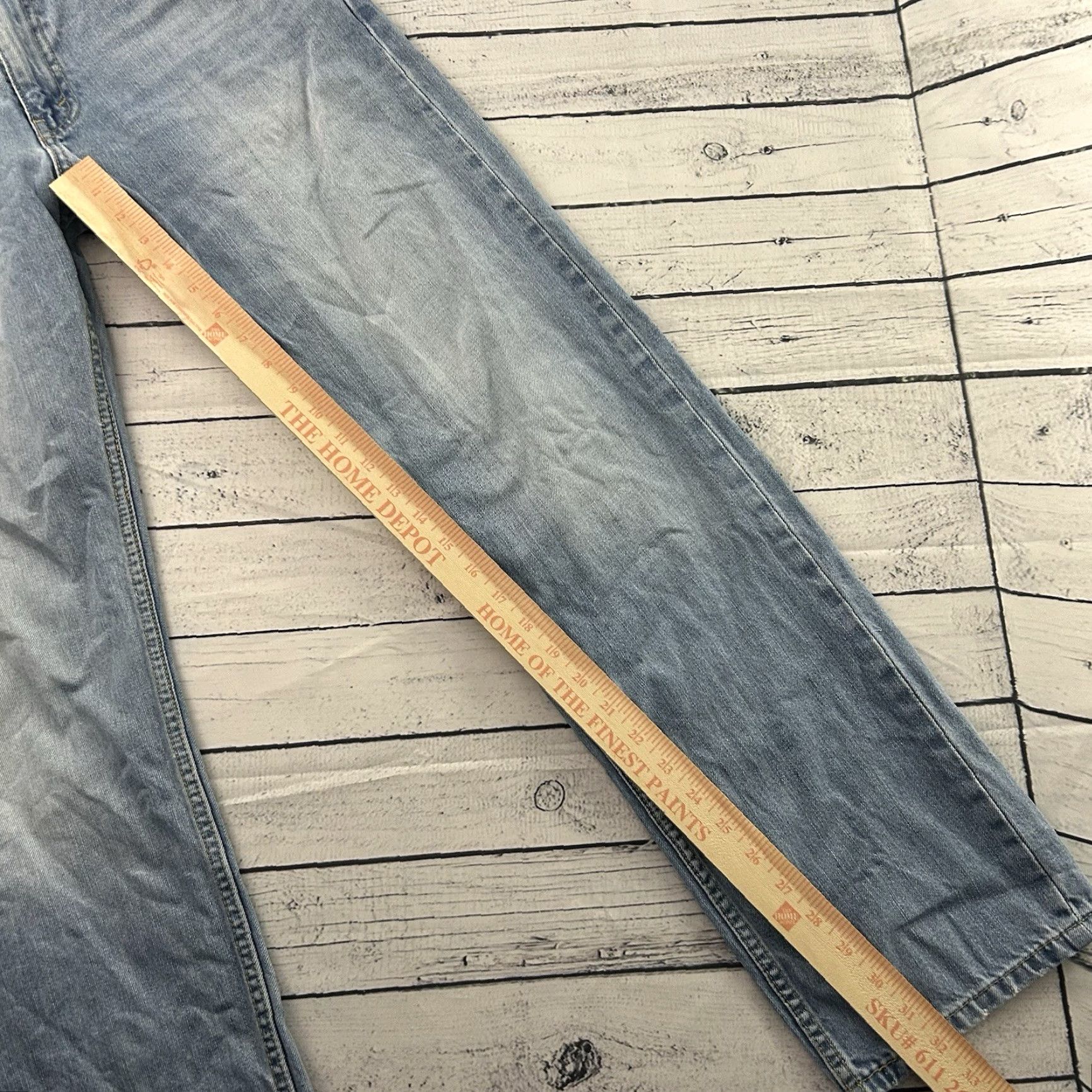 Levi's Levi's 505 Light Wash Denim Jeans Blue 505 Men 33x34 Straight Denim Jeans Mens Jeans Blue 33 34 Straight Size US 33 - 4 Thumbnail