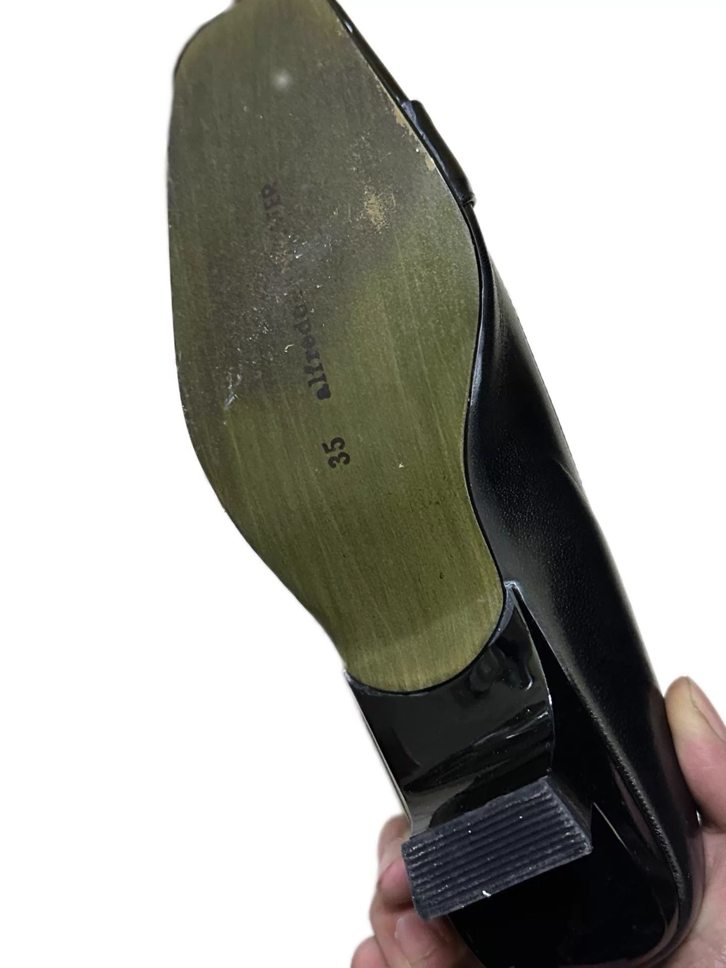 Alfredo Bannister Alfredo BANNISTER Vintage Square Toe Mule 35 Japan Size US 4.5 / IT 34.5 - 3 Thumbnail