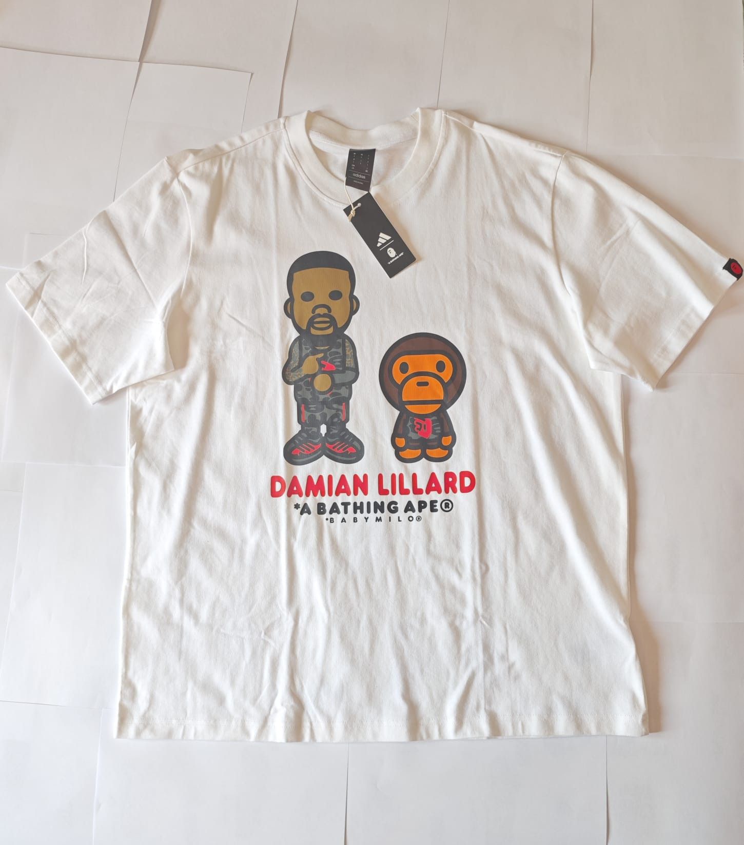 Adidas × Bape Bape x Damian Lillard Tee | Grailed