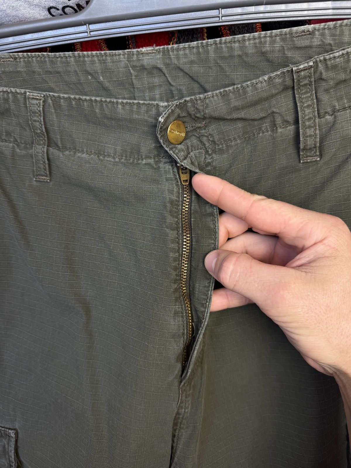 Carhartt Carhartt Vintage Cargo Distress Faded Pants Size US 32 / EU 48 - 10 Thumbnail
