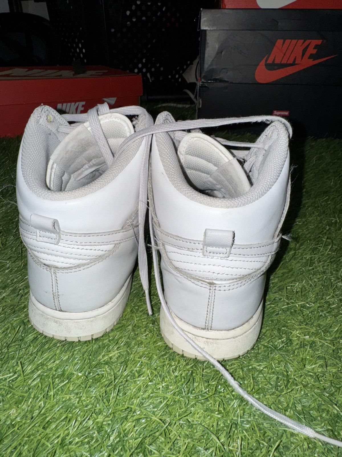 Nike Nike Dunk High 'Vast Grey' High Top Sneakers Size US 9 / EU 42 - 5 Thumbnail