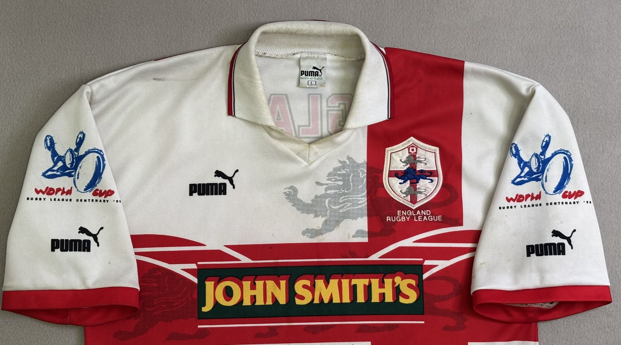 Puma England Rugby World Cup 1995 Puma John Smith's size L Size US L / EU 52-54 / 3 - 14 Thumbnail
