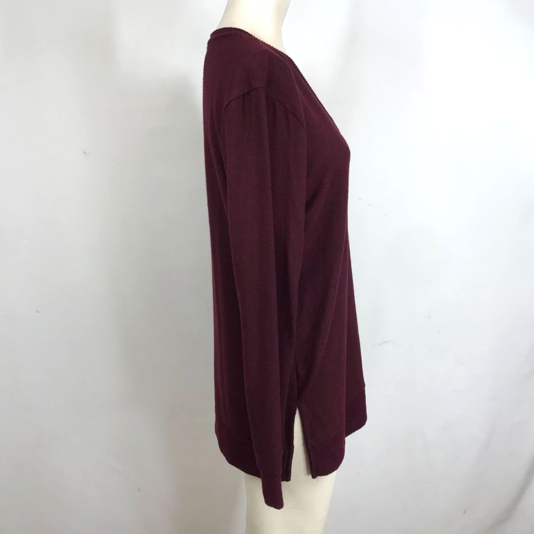Lucky Brand LUCKY BRAND Womens S Berry V Neck Long Sleeve Pullover Sweater Size S / US 4 / IT 40 - 4 Thumbnail