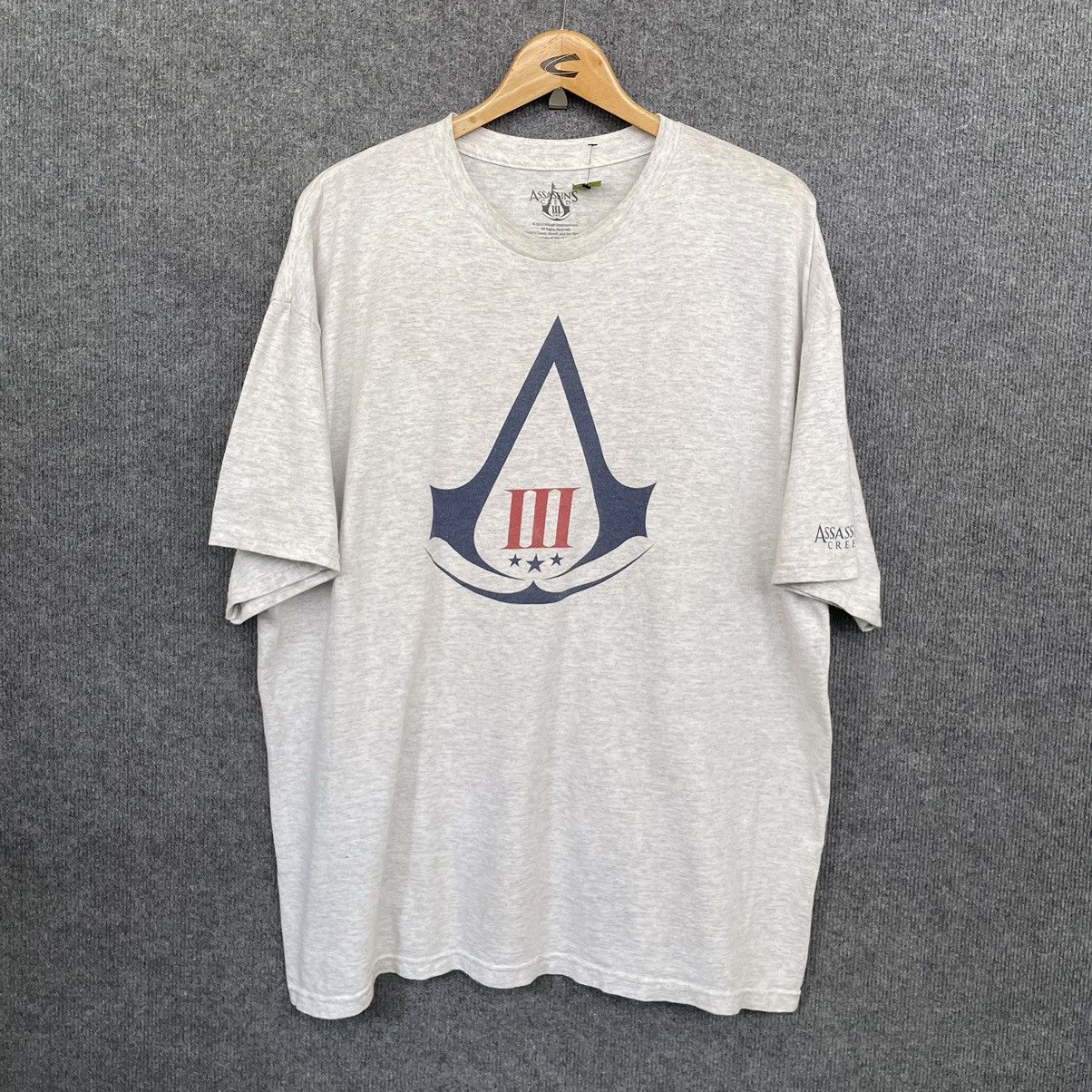 Playstation × Vintage Vtg 2012 Assassin's Creed III Logo Apple of Eden Promo Tee Size US XL / EU 56 / 4 - 1 Thumbnail