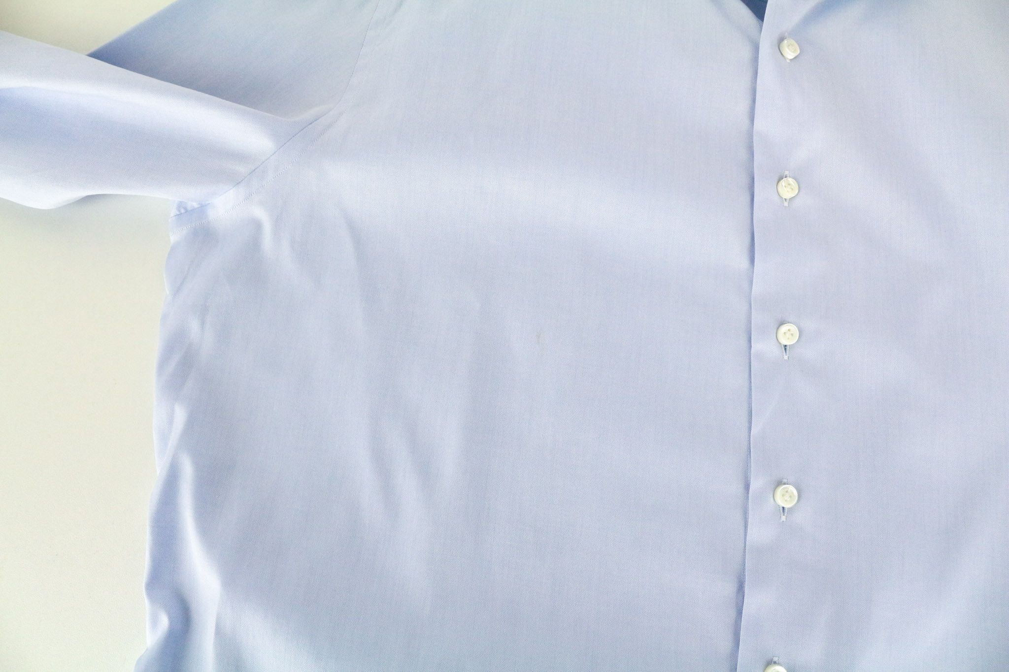 Suitsupply 43L/17L Extra Slim Blue Cotton Cutaway 72680 Size 42R - 9 Thumbnail