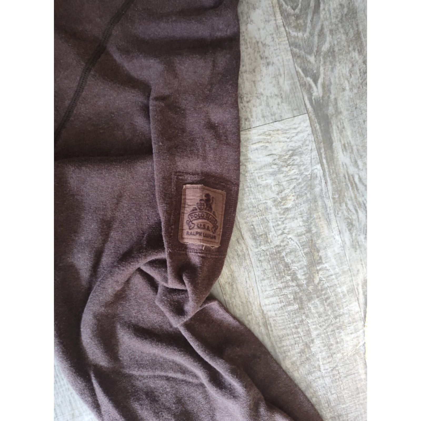 Ralph Lauren VINTAGE Ralph Lauren Polo Shirt Long Sleeve Men 2XL Casual Solid Brown 90s Y2K Size US XXL / EU 58 / 5 - 4 Thumbnail