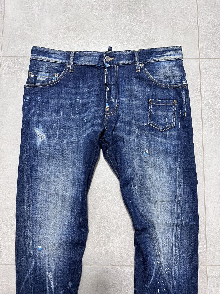 Designer × Dsquared2 Dsquared2 Jeans Size IT50 EU33 Navy Blue Denim Size US 33 - 2 Thumbnail