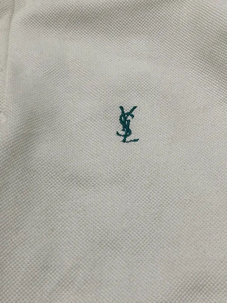 Yves Saint Laurent Vintage YSL small logo polo sweatshirt Size US M / EU 48-50 / 2 - 3 Thumbnail