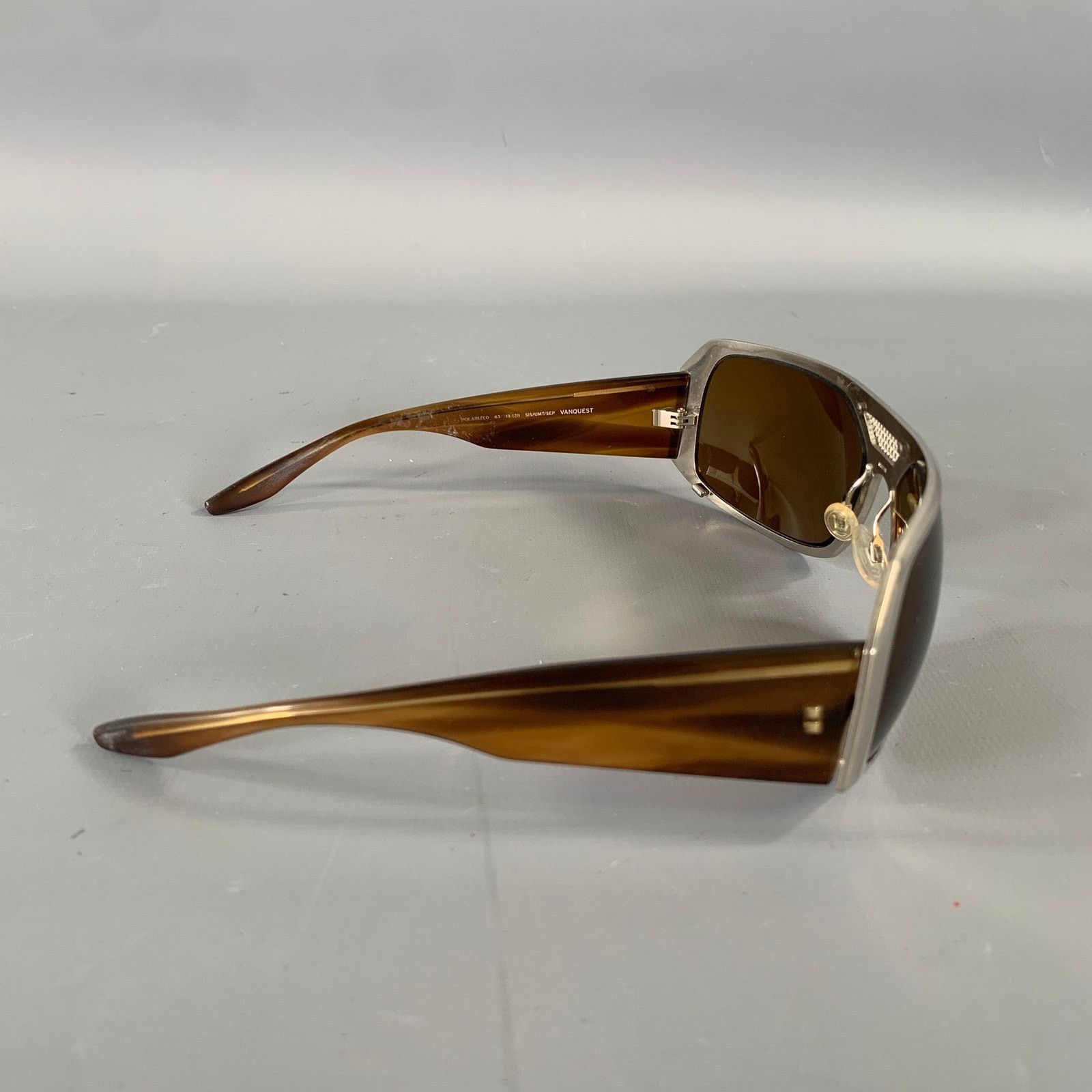 Barton Perreira Silver Tortoise Shell Mixed Pattern Sunglasses Size ONE SIZE - 2 Thumbnail
