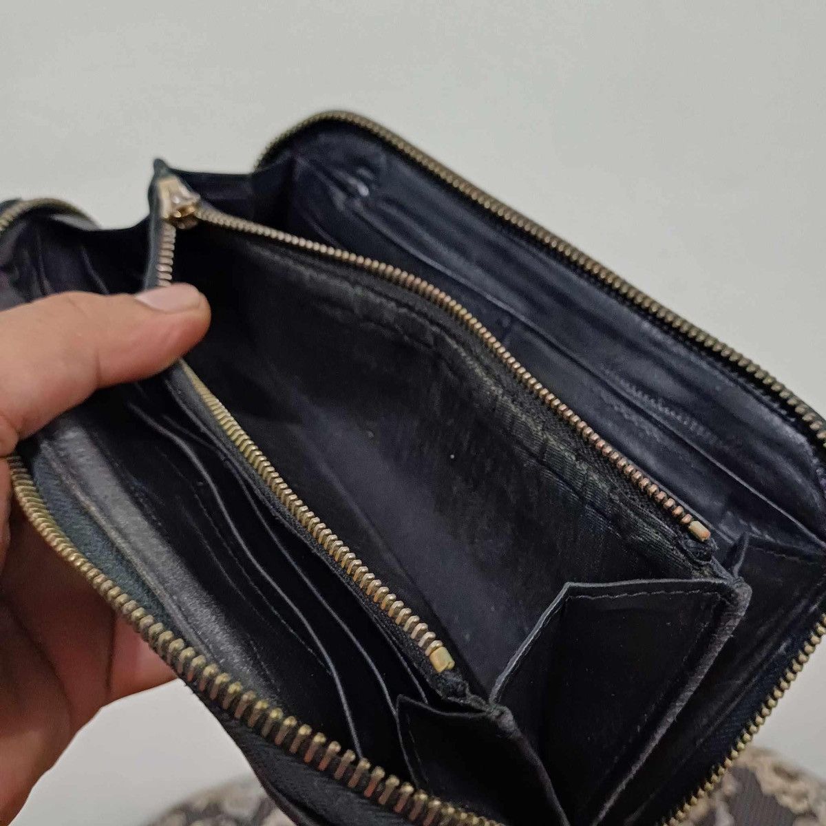 Bottega Veneta Bottega Veneta Intrecciato Black Bifold Long Wallet Size ONE SIZE - 15 Thumbnail