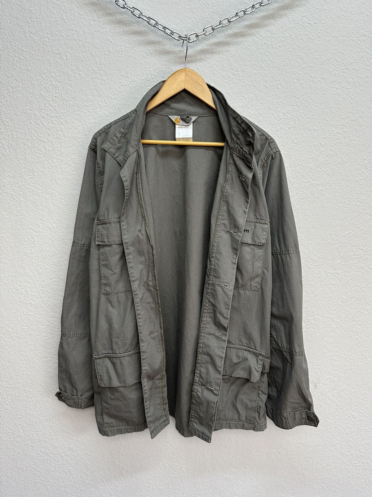 Carhartt × Vintage Vintage Carhartt Jacket Ripstop Y2K Archival Rare Size US L / EU 52-54 / 3 - 8 Thumbnail