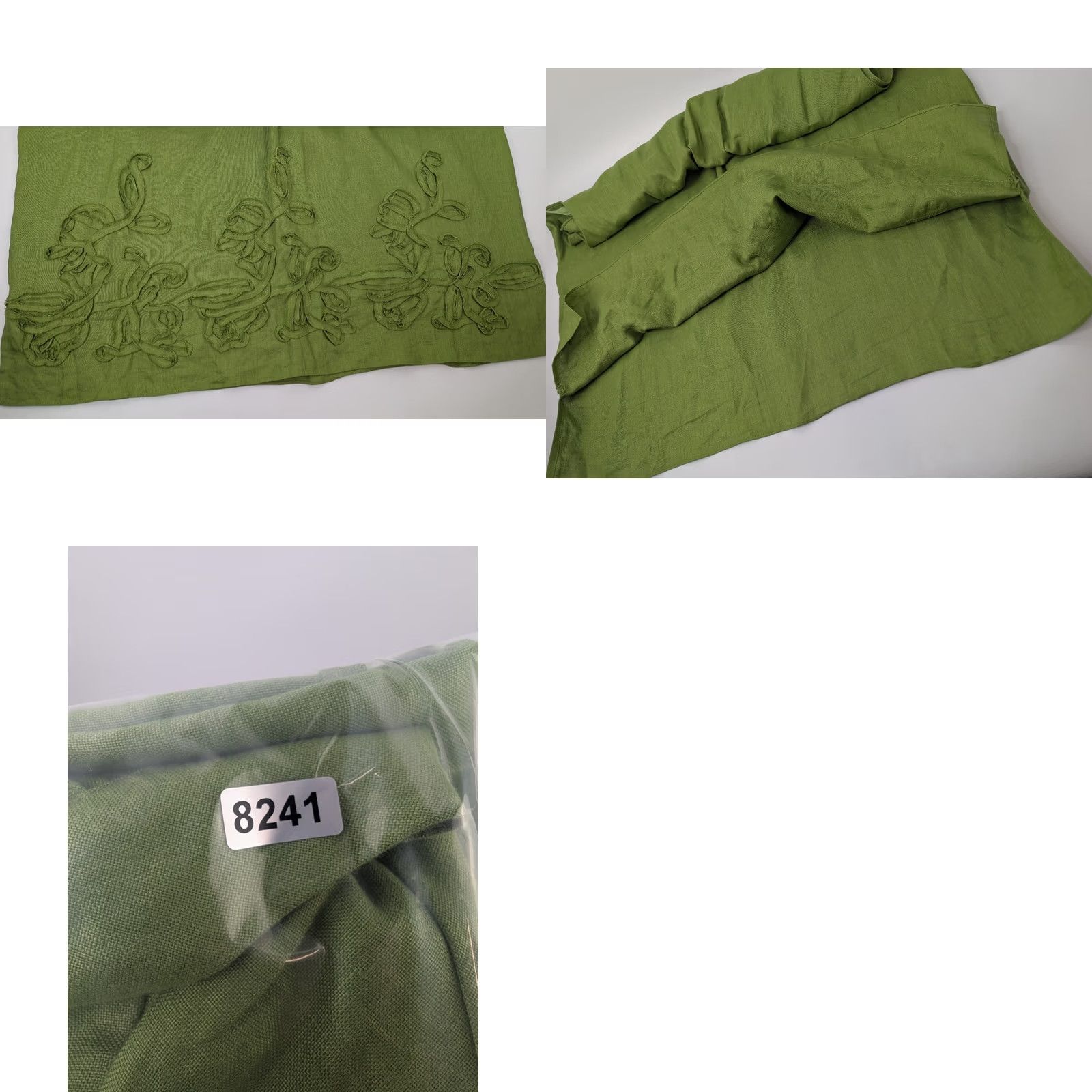 Vintage VINTAGE Trenz Woman Theresa Linen Plus Size 2X Top Tunic Cutouts Embroiderd Sleeveless Blouse Green 2X Womens 2000s Size XXL / US 16-18 / IT 52-54 - 8 Thumbnail