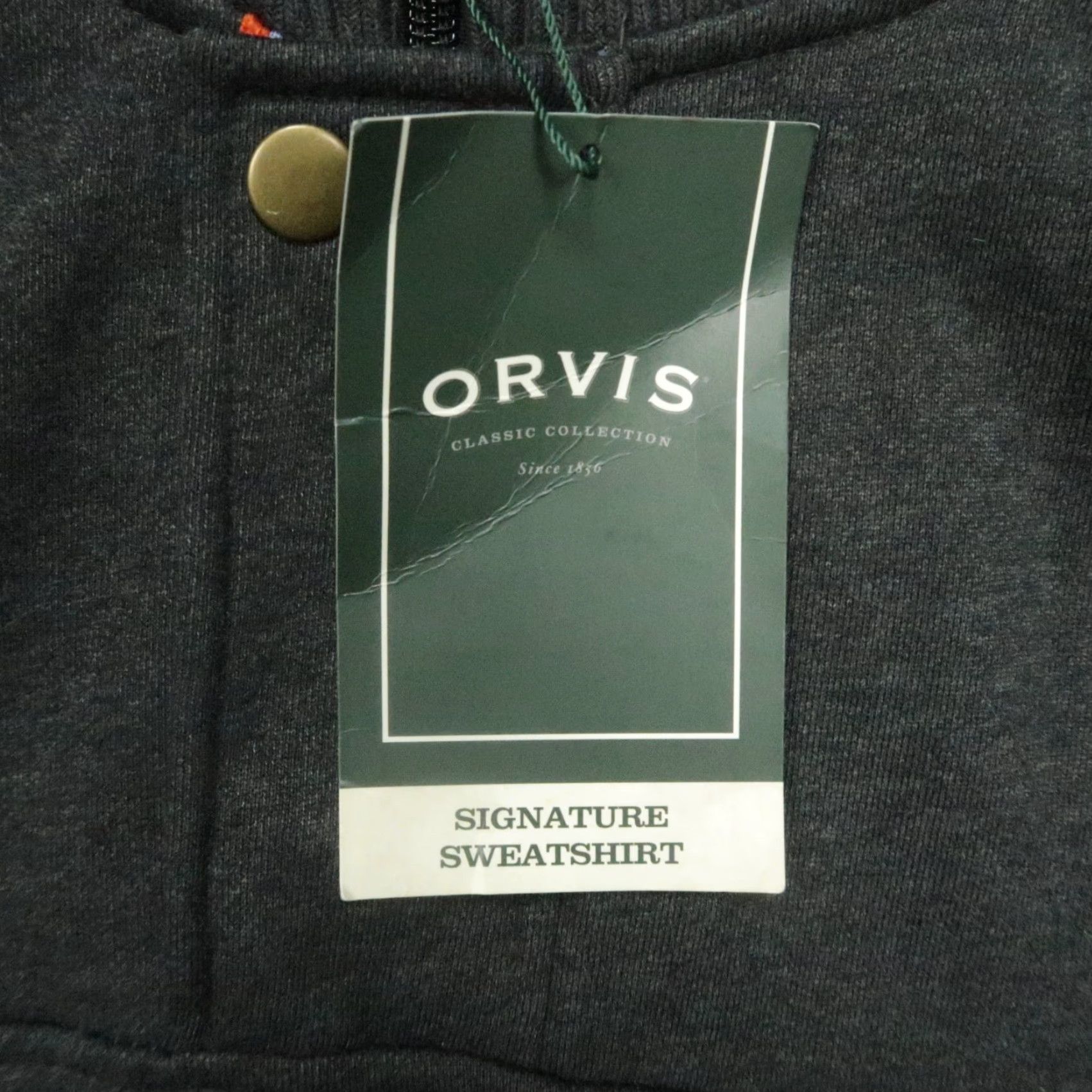 Orvis Orvis Pullover Men 2XL Gray Signature Sweatshirt Fleece Quarter Zip NWT Mock Neck Casual Size US XXL / EU 58 / 5 - 4 Thumbnail