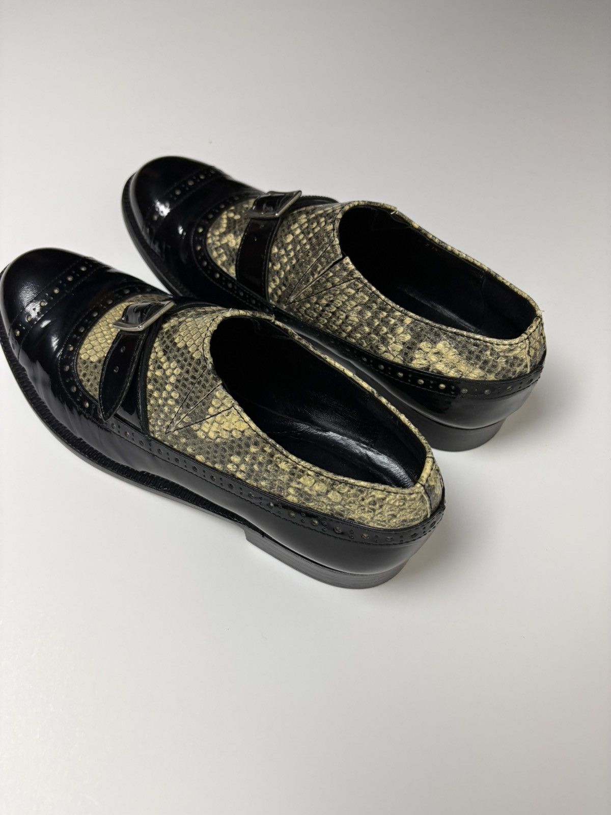 Comme des Garcons Comme des Garçons FW09 patent leather python shoes Size US 8.5 / IT 38.5 - 4 Thumbnail