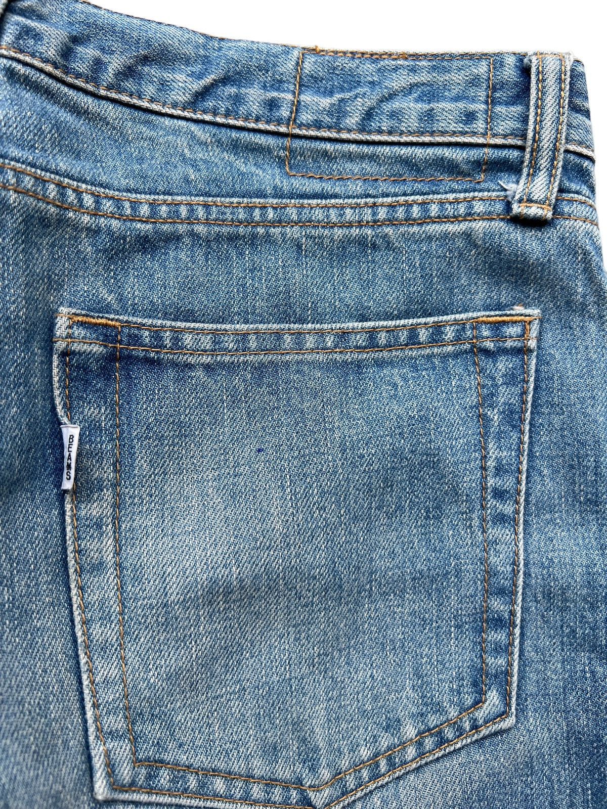 Beams Plus Vintage BEAMS PLUS Japan Straight Cut Denim Jeans 30x29 Size 30" / US 8 / IT 44 - 10 Thumbnail