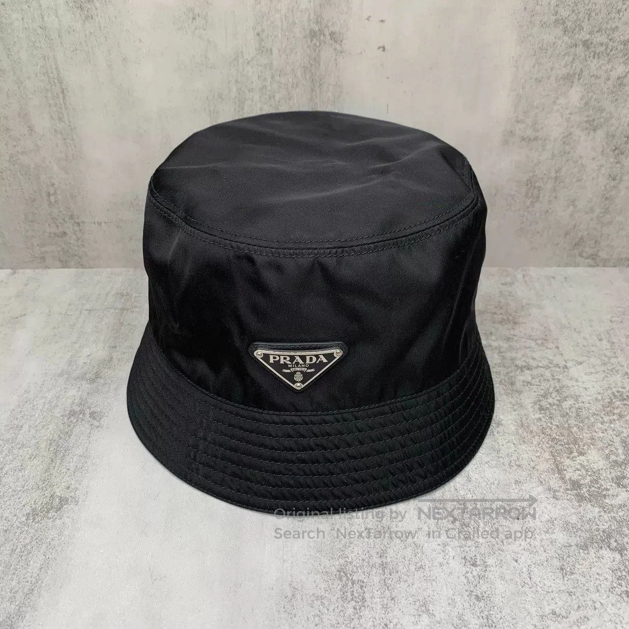 Prada Prada Black Fisherman Hat. Size ONE SIZE - 2 Thumbnail