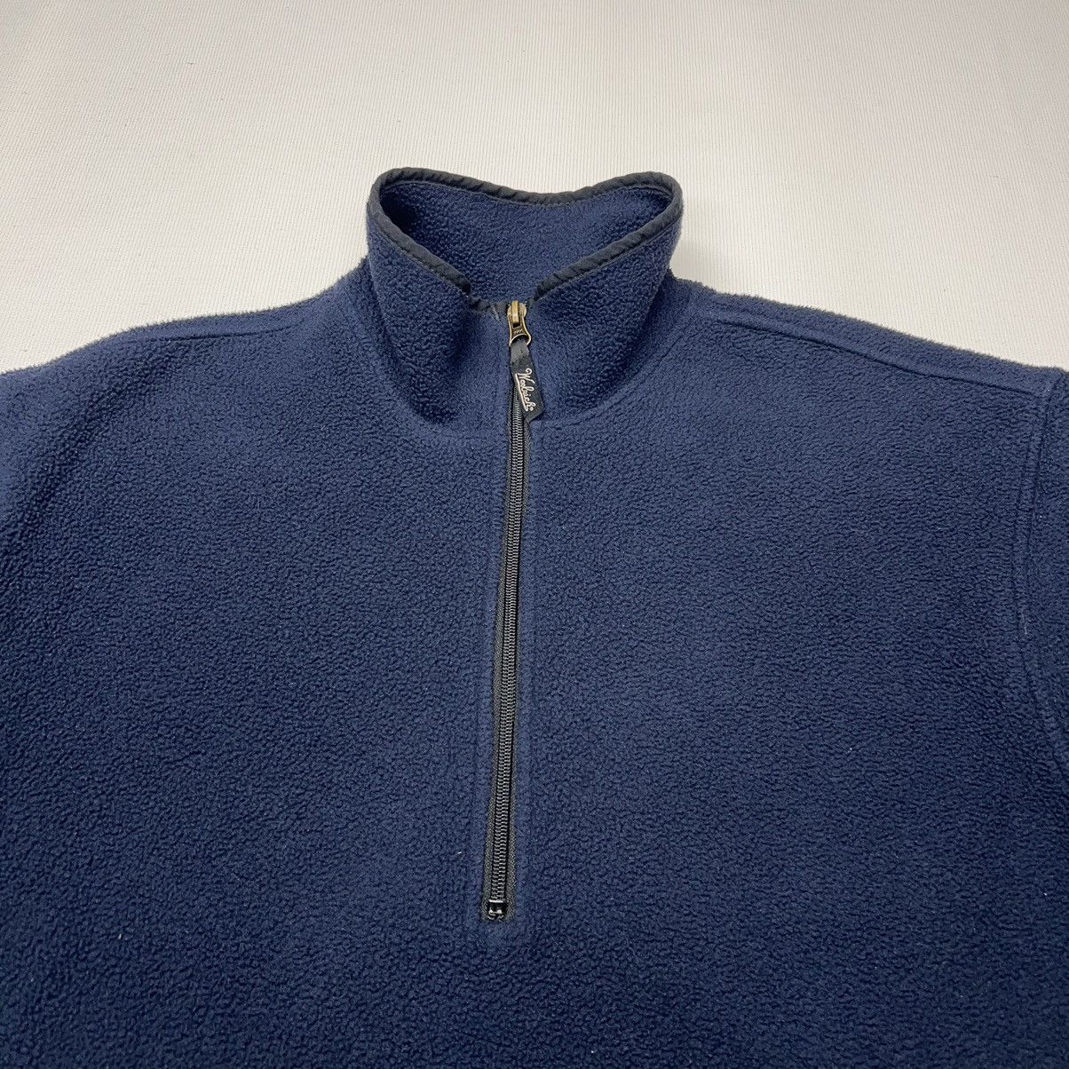 Vintage × Woolrich Woolen Mills VTG Woolrich 1/4 Zip Sweater Blue Fleece Pullover Polartec Size US M / EU 48-50 / 2 - 3 Thumbnail