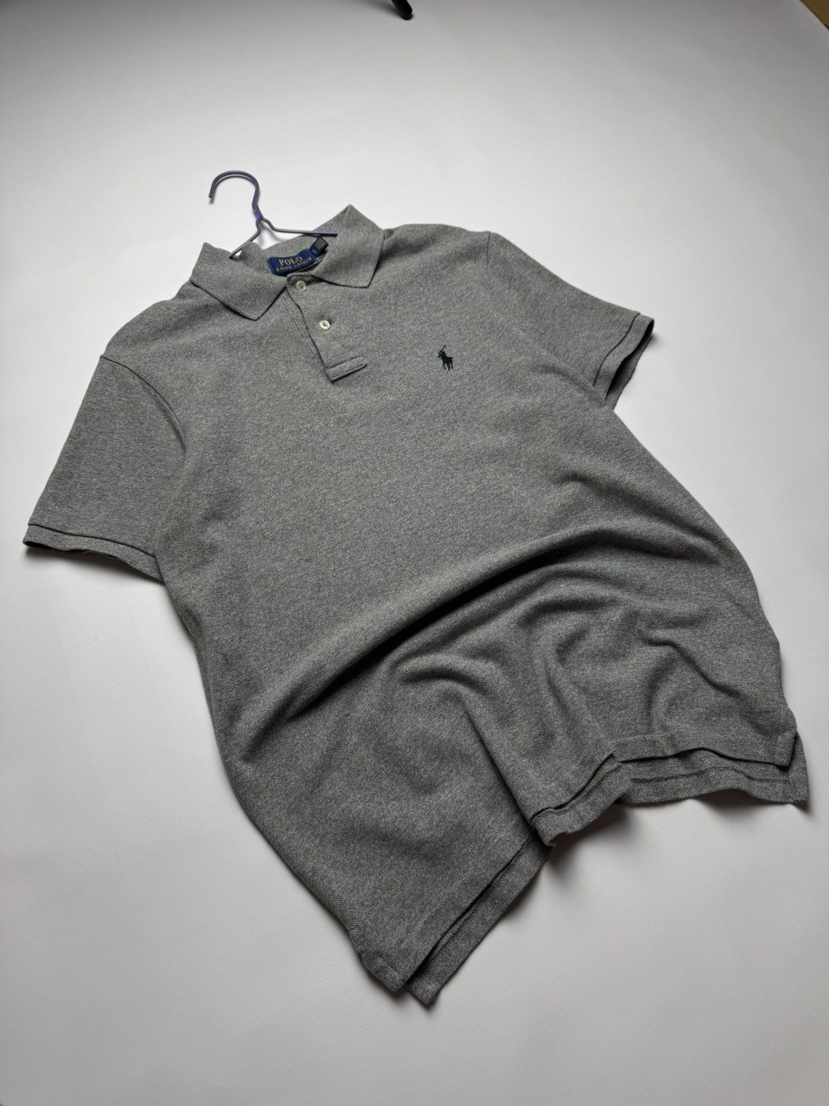 Polo Ralph Lauren Polo Ralph Lauren Custom Slim Fit Polo - Heather Grey Size US L / EU 52-54 / 3 - 5 Thumbnail
