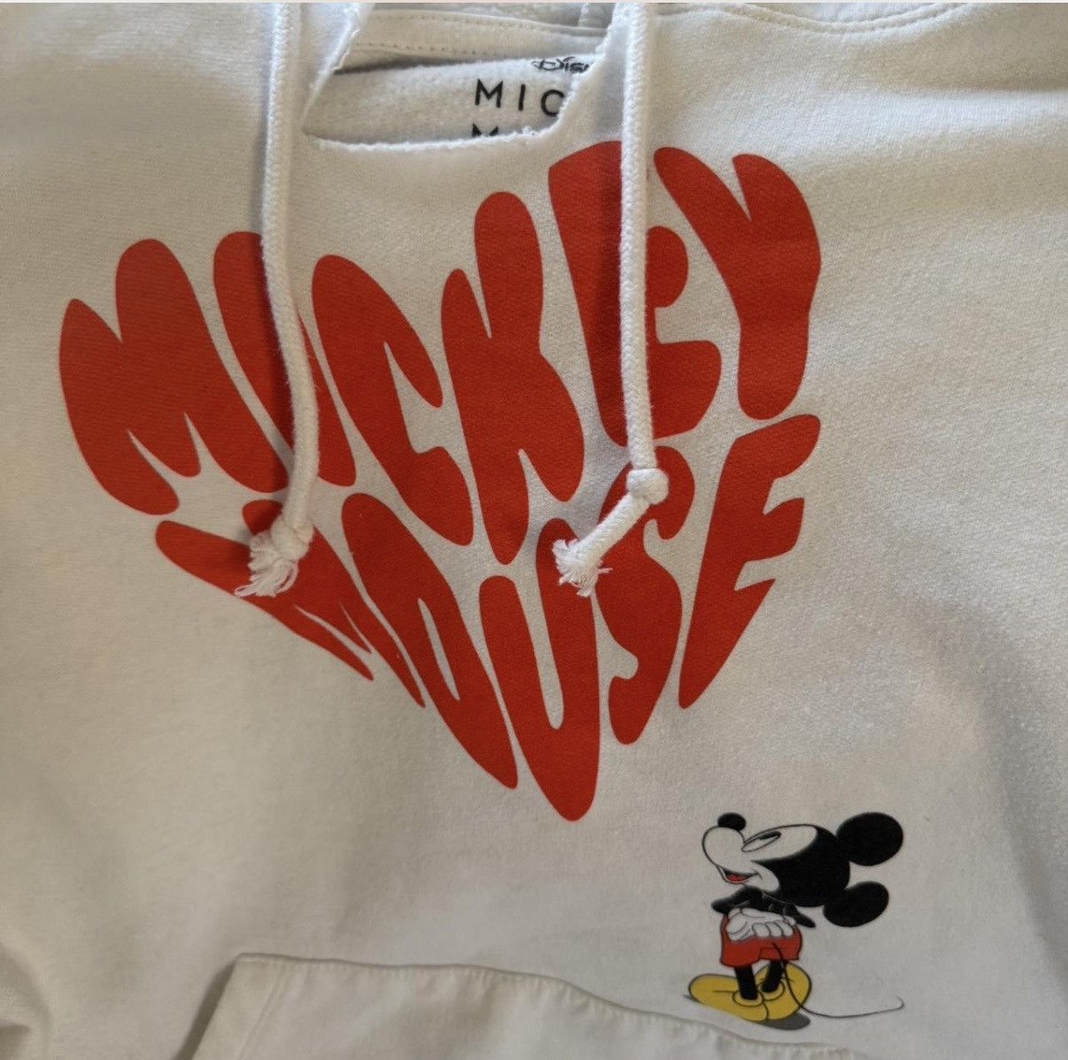 Disney Womens Juniors Disney Mickey Mouse Hoodie Size XXL 19 Size XXL / US 16-18 / IT 52-54 - 2 Thumbnail