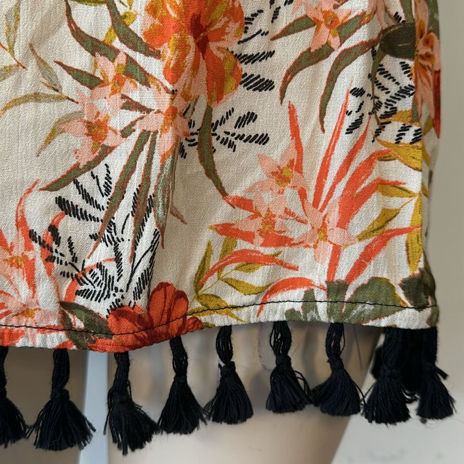Other Bohemian blouse XL Style Co. tassel bottom NWT Size XL / US 12-14 / IT 48-50 - 3 Thumbnail