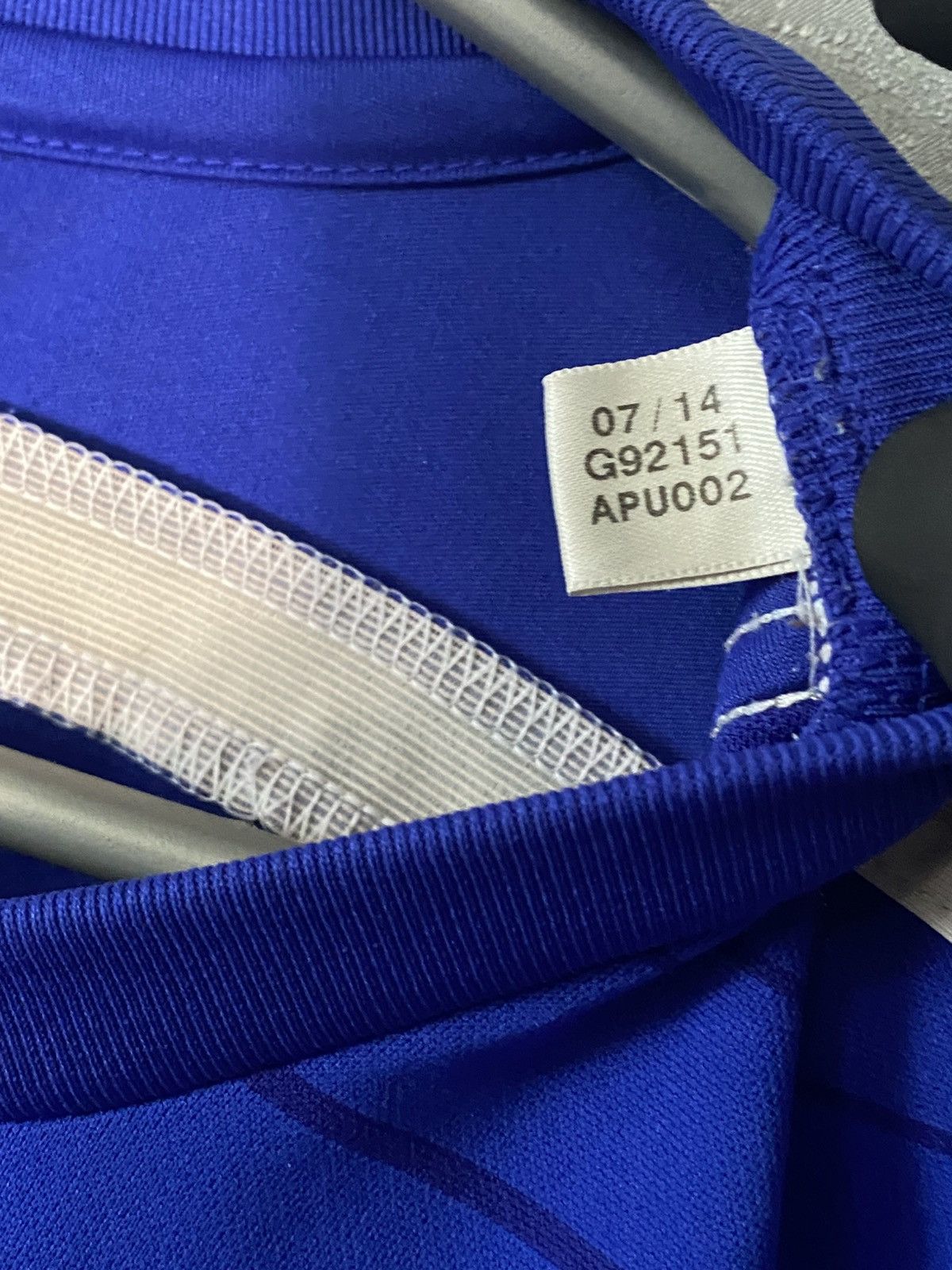 Adidas Chelsea Adidas Soccer Jersey 2014 Home Football Shirt Kit Size US XL / EU 56 / 4 - 5 Thumbnail