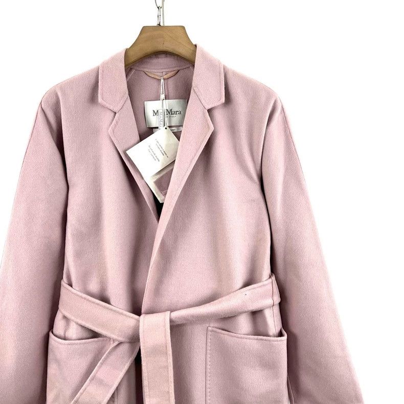 Max Mara Max Mara /Pink Wool Wool Coat Size S / US 4 / IT 40 - 4 Thumbnail
