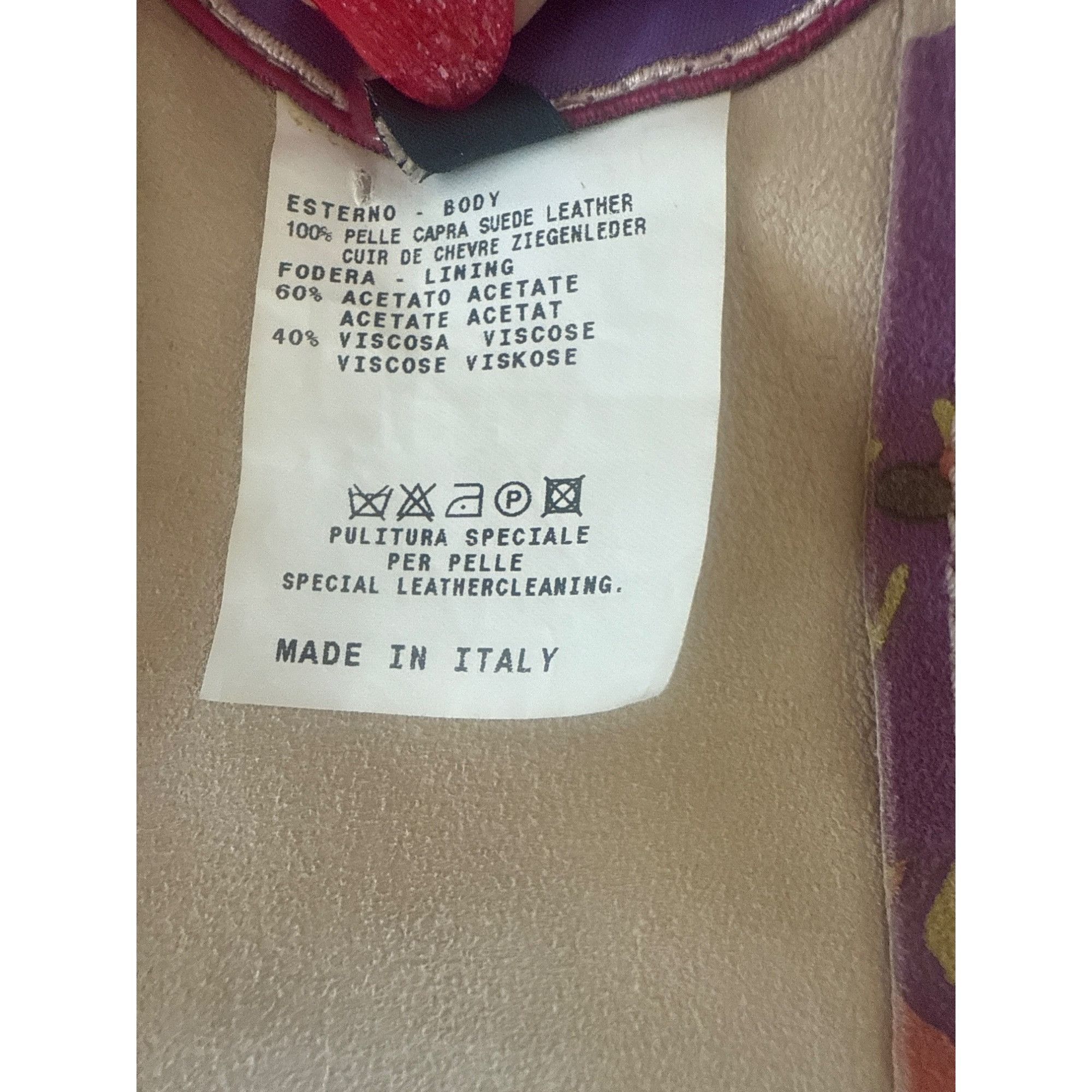 Designer Etro Milano Womens Floral Blazer Size Sm 40 Colorful Suede L Size S / US 4 / IT 40 - 5 Thumbnail