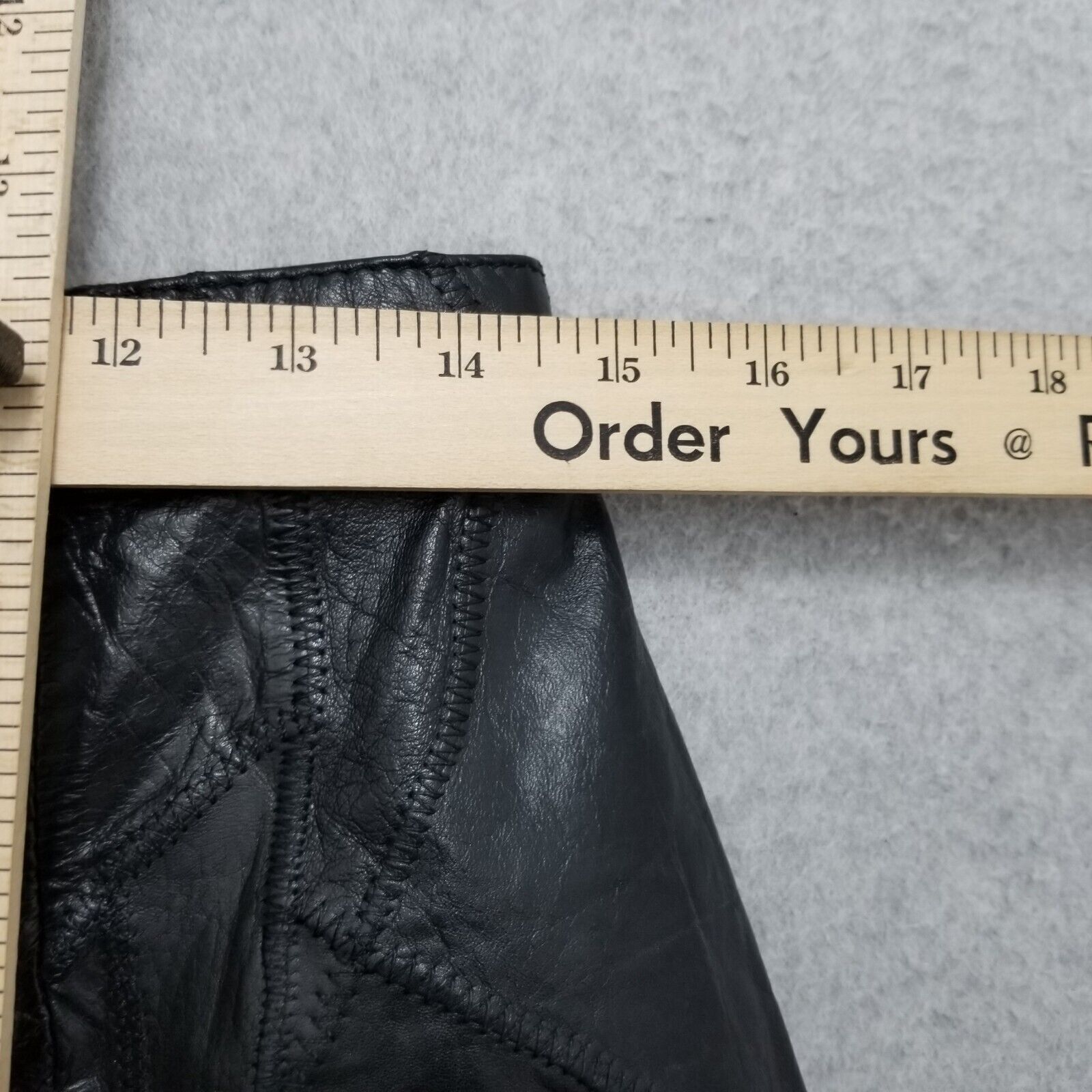 Other Lion Leather Skirt Womens 13/14 Black 29x26 Size 29" - 5 Thumbnail