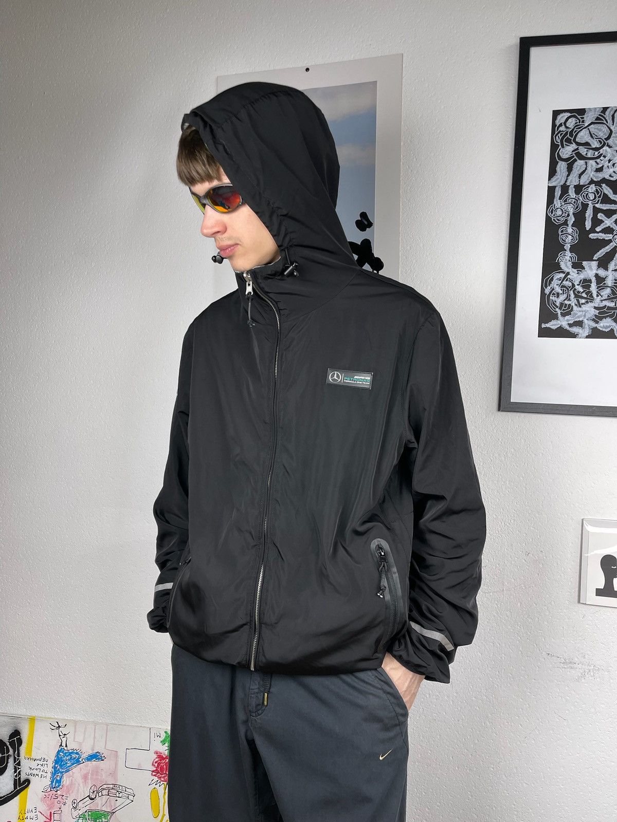 Mercedes-Benz × Vintage Vintage Mercedes Benz Reversible Jacket Size L Size US L / EU 52-54 / 3 - 15 Thumbnail
