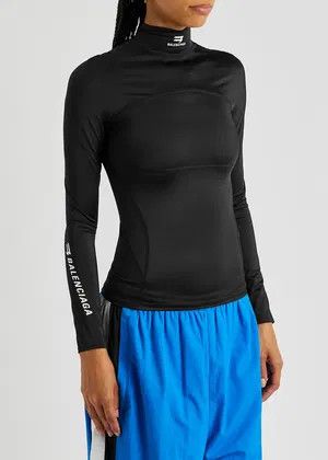 o1y0625 Turtleneck T-Shirt in Black
