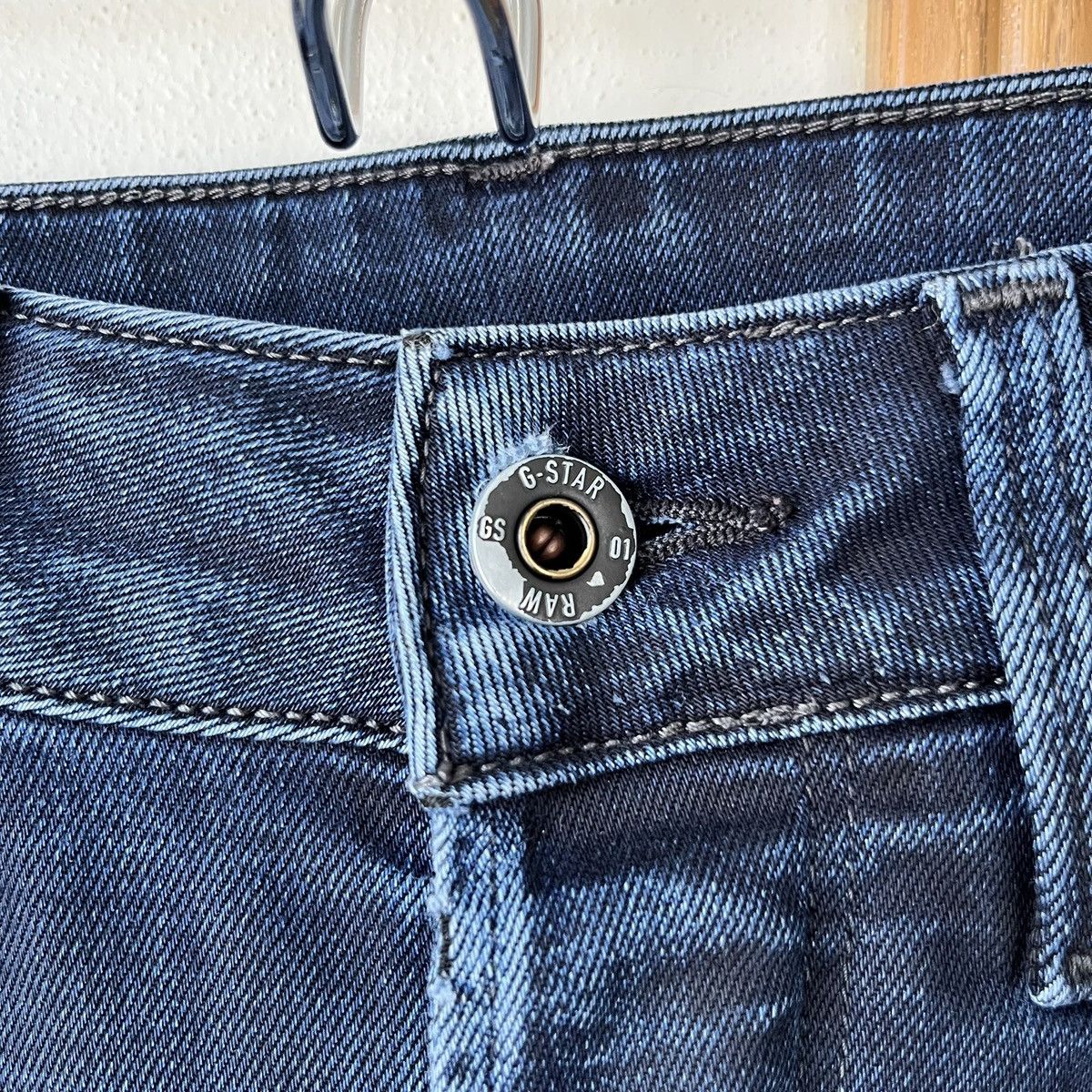 G-Star G Star Raw 3301 Slim Men’s Jeans Deep Blue Size US 29 - 4 Thumbnail