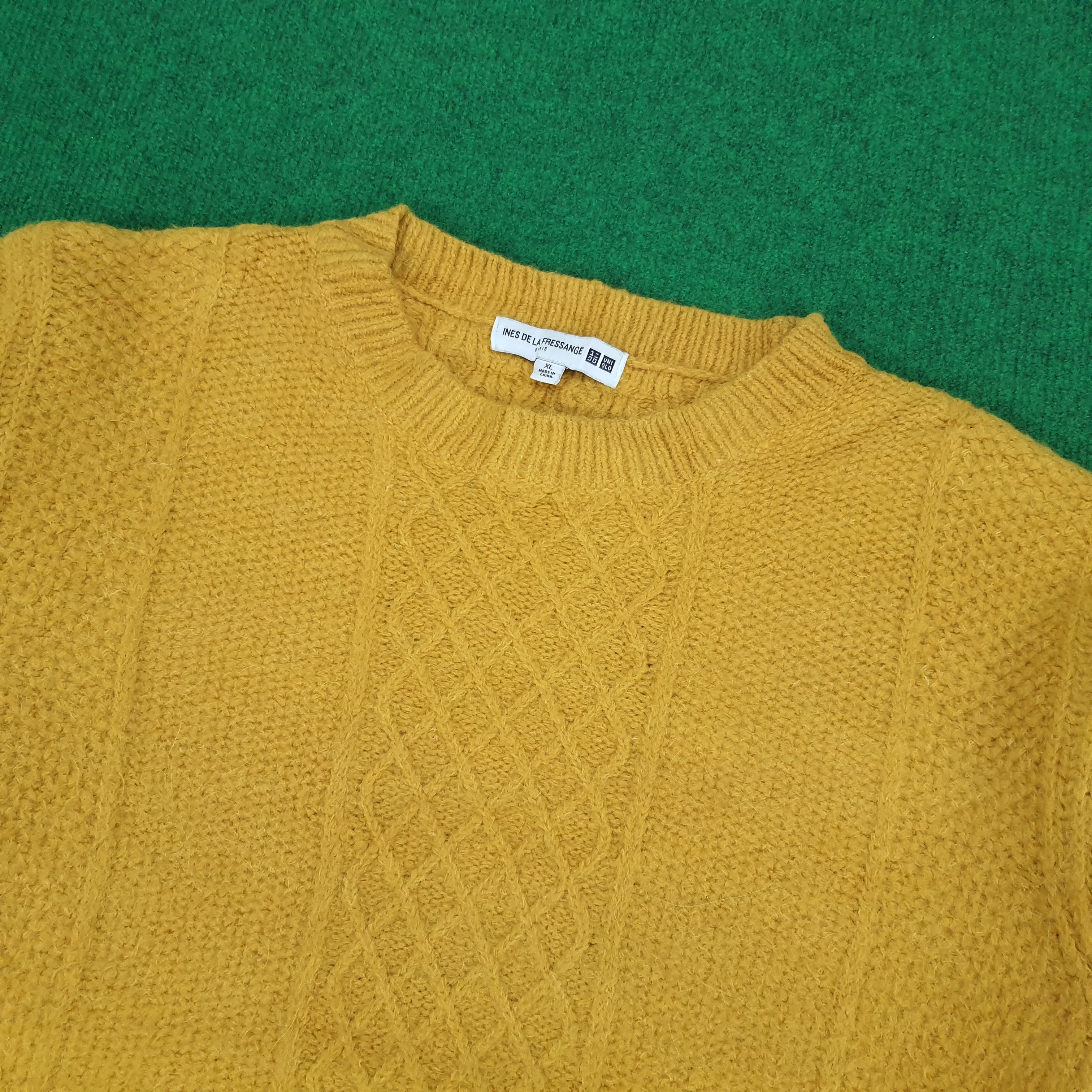 Japanese Brand × Vintage Vintage Ines De La Fressange Knitted Sweatshirt Size US M / EU 48-50 / 2 - 2 Thumbnail