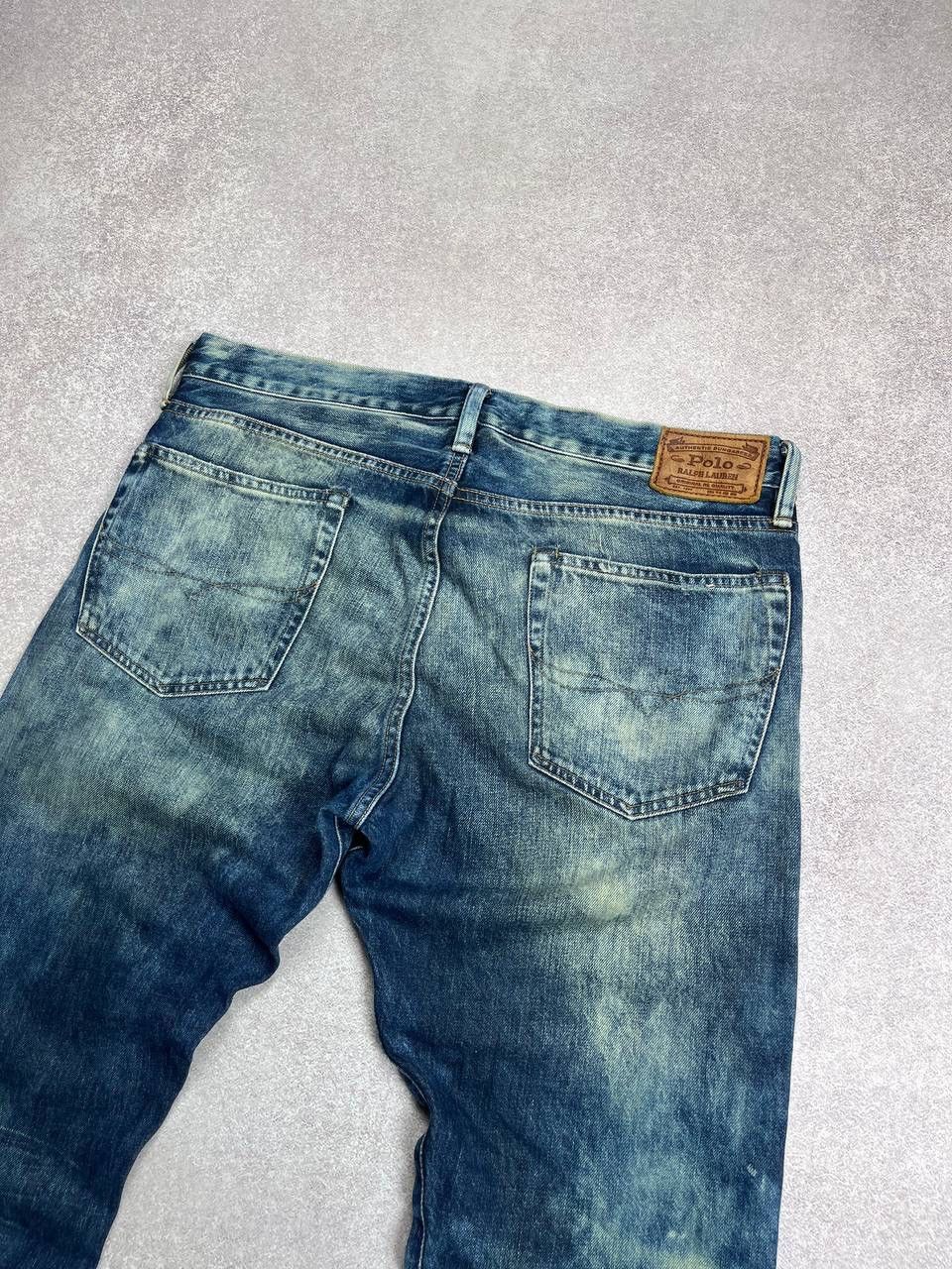 Polo Ralph Lauren VINTAGE POLO RALPH LAUREN STONEWASHED AVANTGARDE JEANS Y2K Size US 33 - 3 Thumbnail