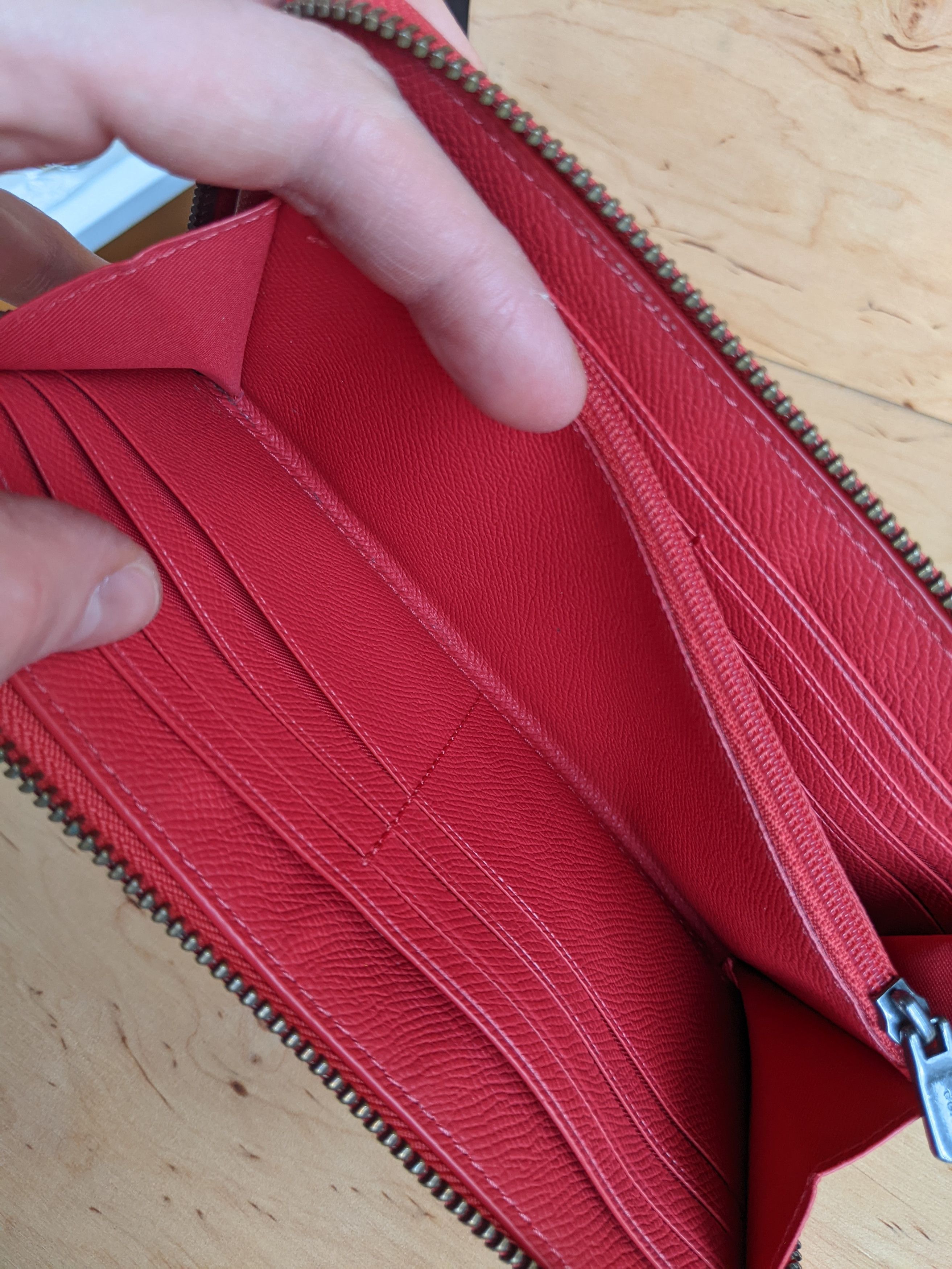 Coach Coach Accordion Zip Wallet Red Prada Vivienne Westwood Size ONE SIZE - 12 Thumbnail