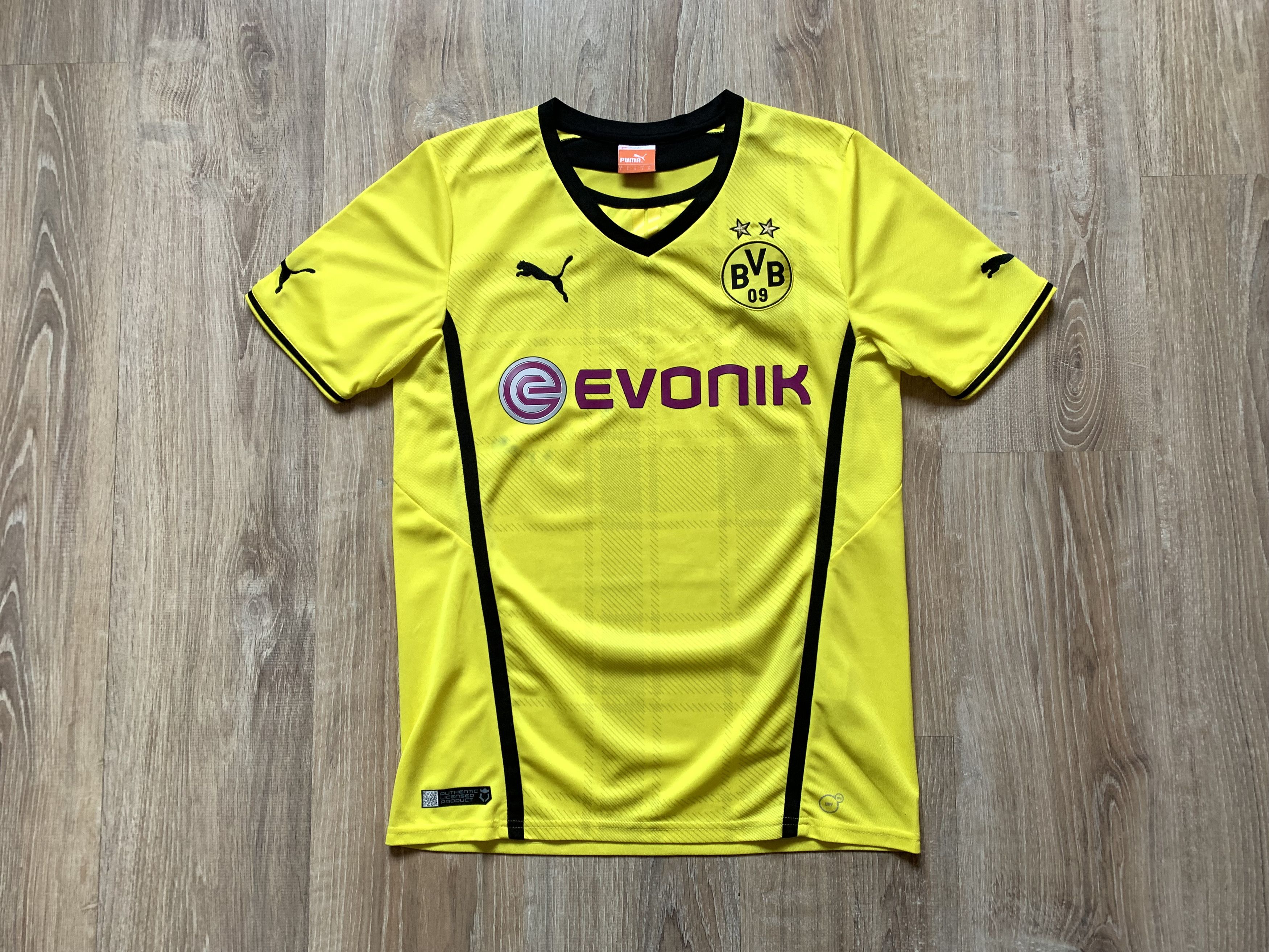 Puma × Vintage Vintage Puma Borussia Dortmund Football Jersey #11 Reus Size US S / EU 44-46 / 1 - 3 Thumbnail