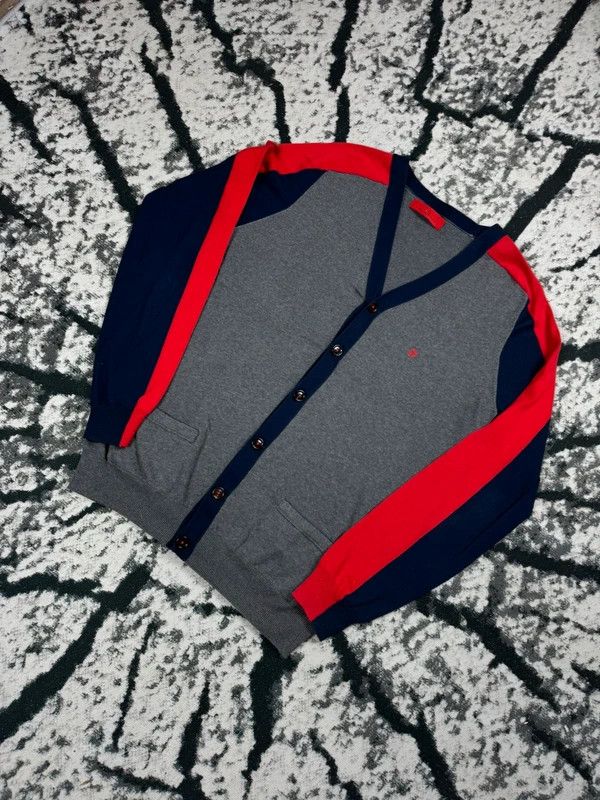 Carolina Herrera Carolina Herrera gray multicolor cardigan sweater L Size US L / EU 52-54 / 3 - 2 Thumbnail