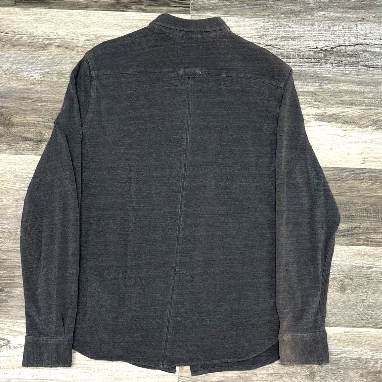 Carbon2Cobalt Carbon2Cobalt Shirt Long Sleeve Gray Mens XL Cotton Knit Button Up Elbow Patch Size US XL / EU 56 / 4 - 3 Thumbnail