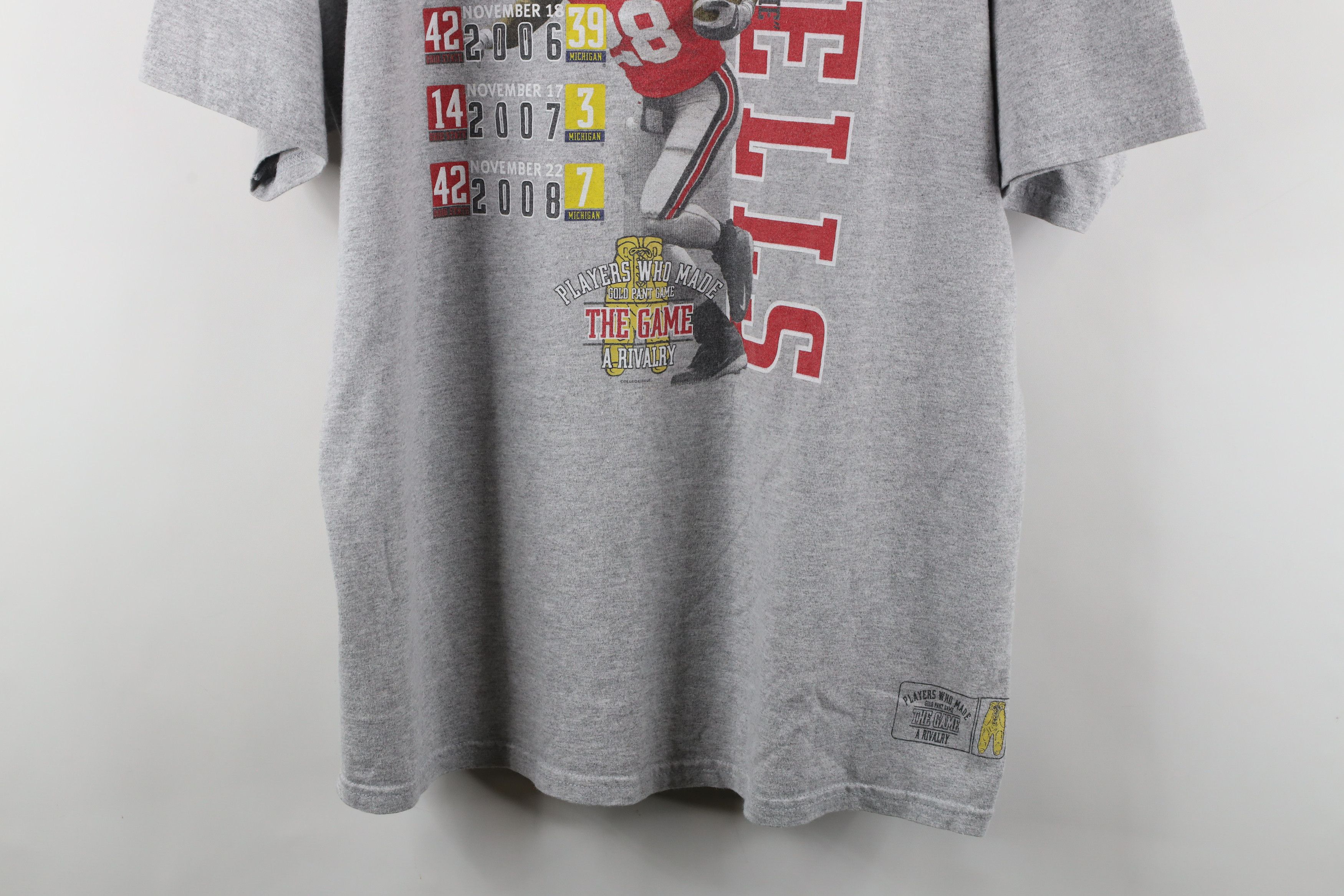 Vintage Vintage Y2K 2008 University Football Beanie Wells T-Shirt Size US XL / EU 56 / 4 - 3 Thumbnail
