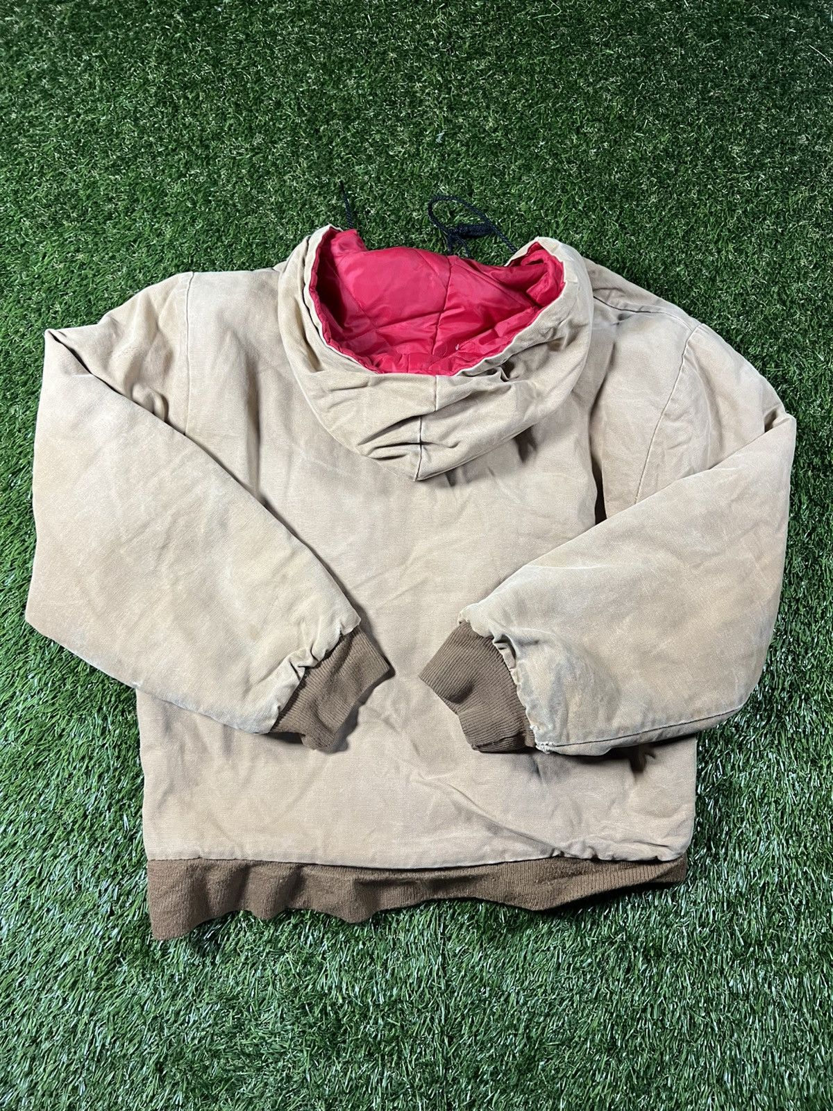 Carhartt Vintage 90s Carhartt Style Faded Distressed Workwear Jacket Size US L / EU 52-54 / 3 - 4 Thumbnail