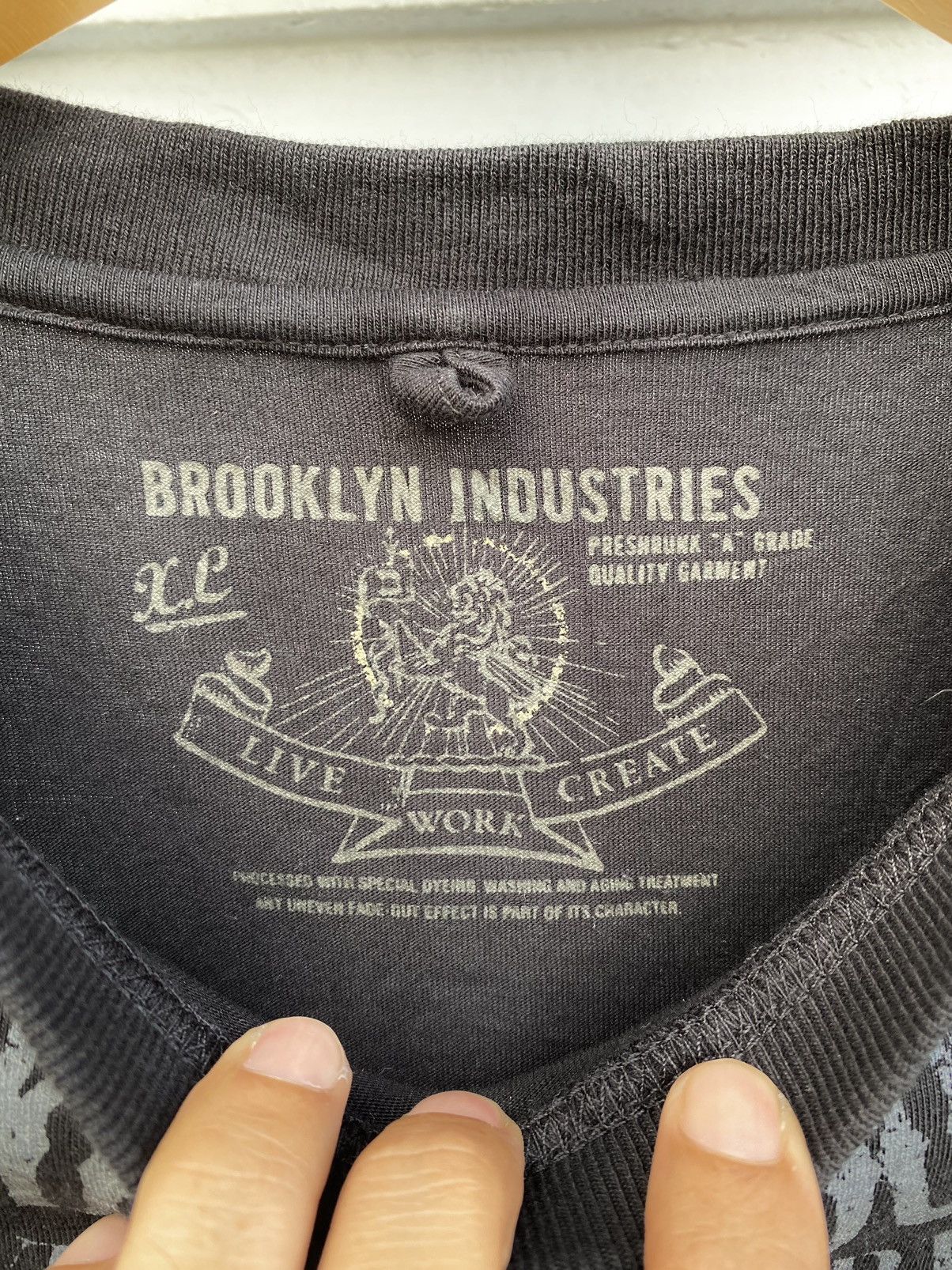 If Six Was Nine Brooklyn Industries Life Work Create Words Lognsleeve Size US XL / EU 56 / 4 - 7 Thumbnail