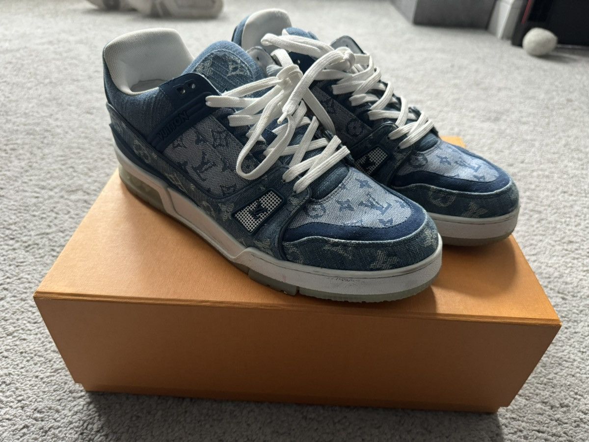 Louis Vuitton Louis Vuitton denim monogram trainers Size US 8 / EU 41 - 1 Thumbnail